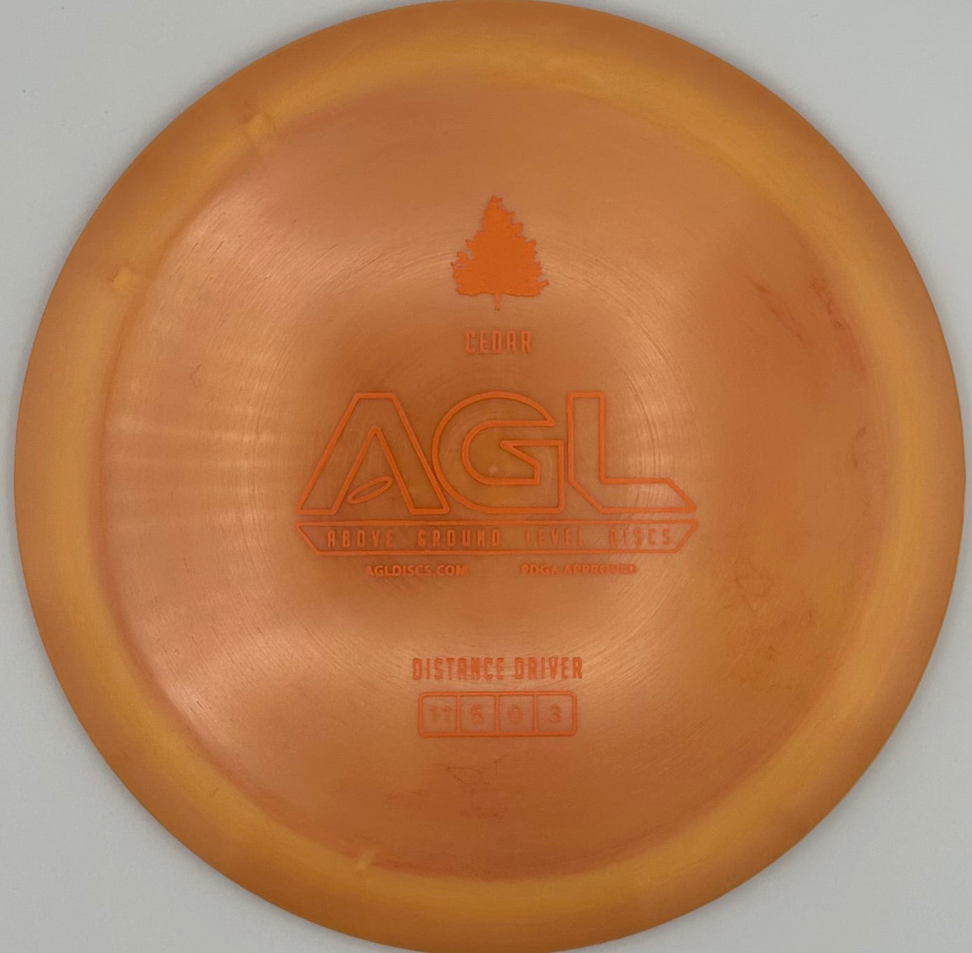 AGL Discs - Orange Sunset Alpine Cedar (Stamped by Gateway)