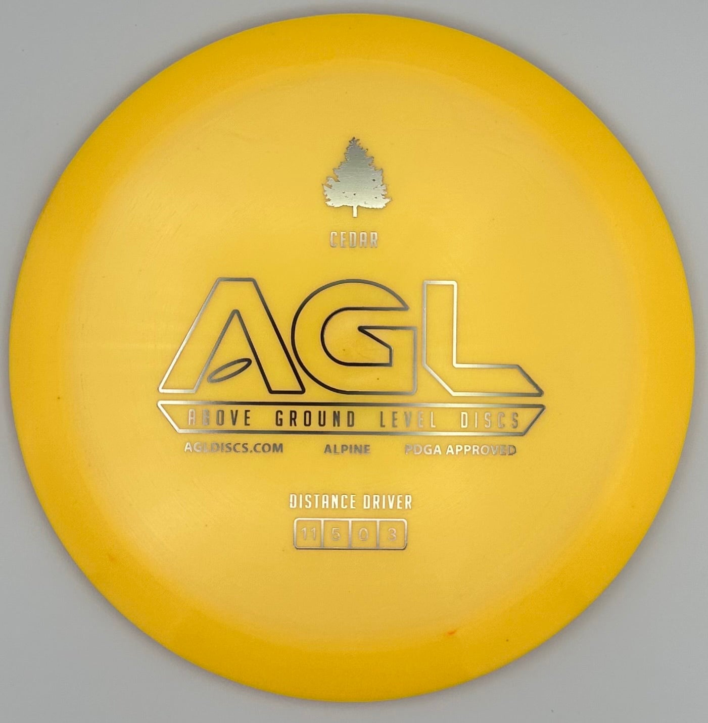 AGL Discs - Mustard Alpine Cedar (Stamped by Gateway)