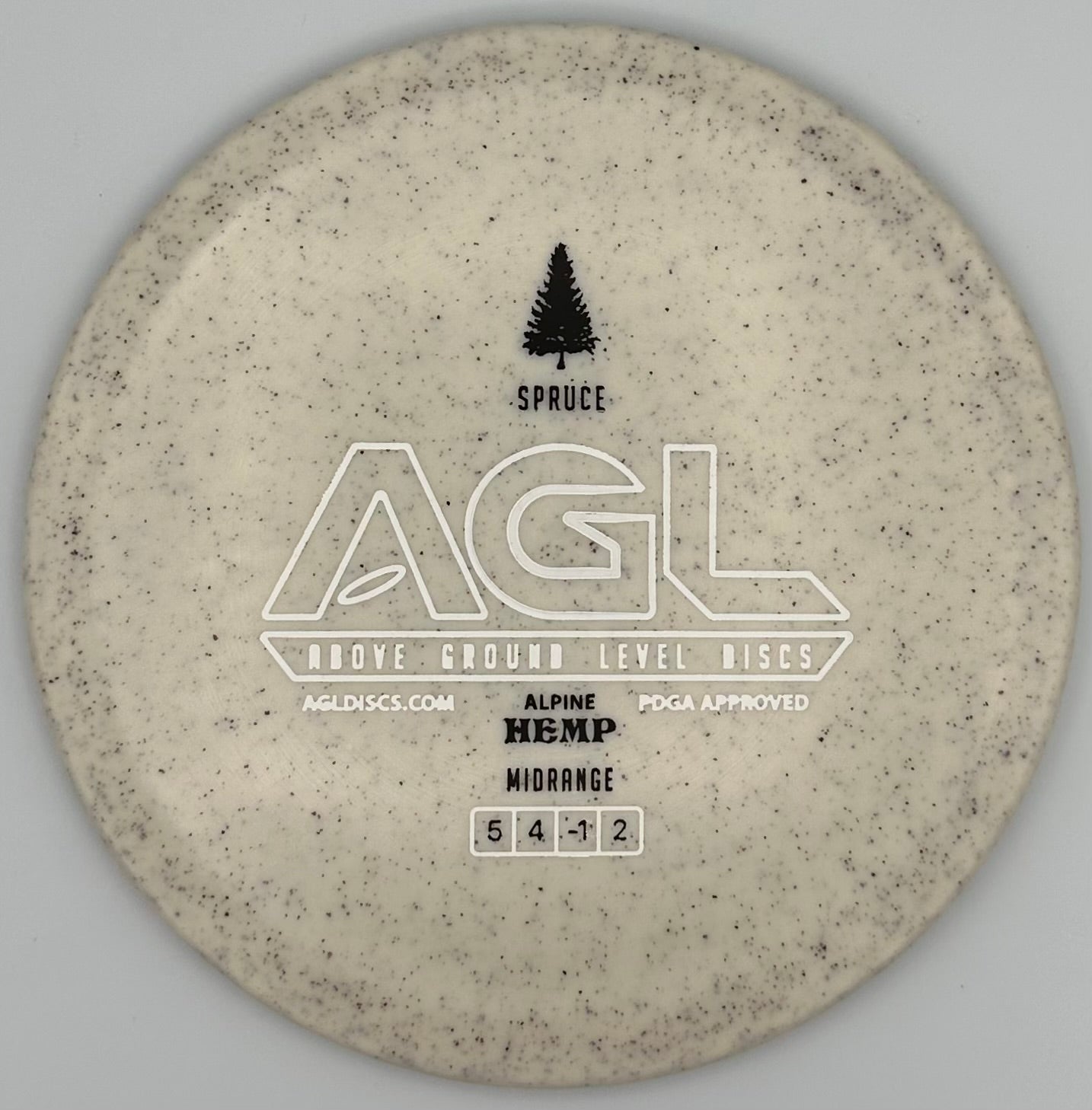 AGL Discs - Cookies and Cream Alpine Hemp Spruce (AGL Bar Stamp)