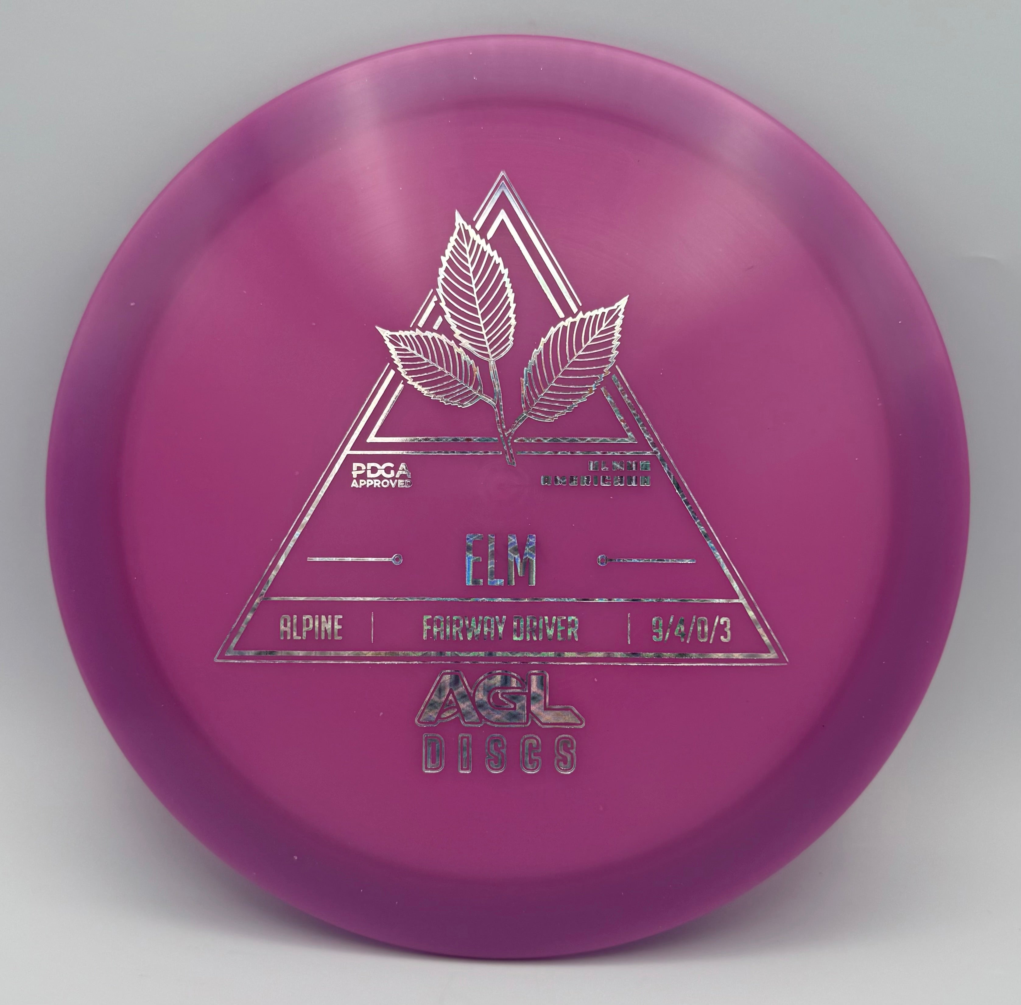 AGL Discs - Purple Alpine Elm (Stock Stamp)