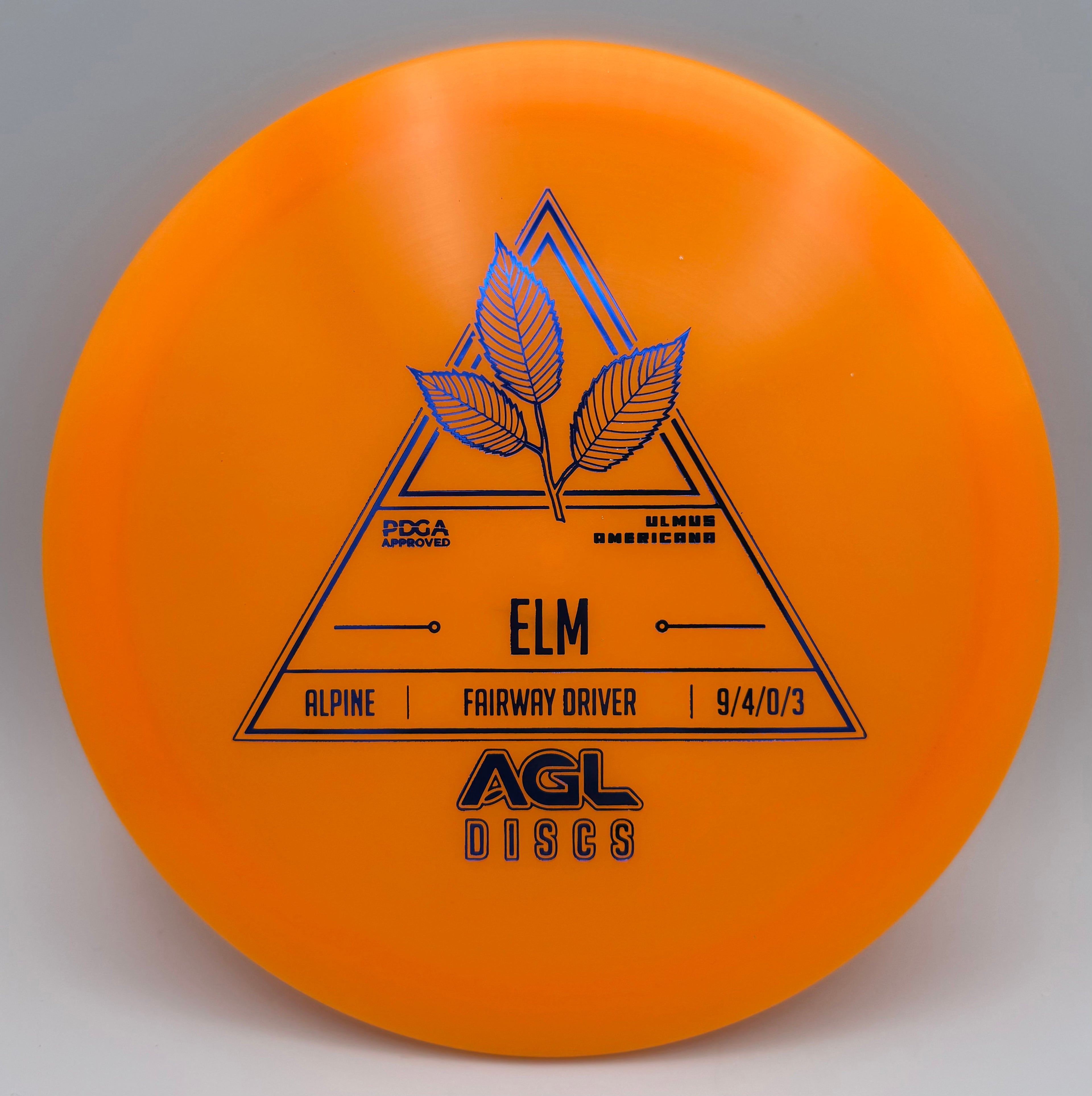 AGL Discs - Orange Alpine Elm (Stock Stamp)