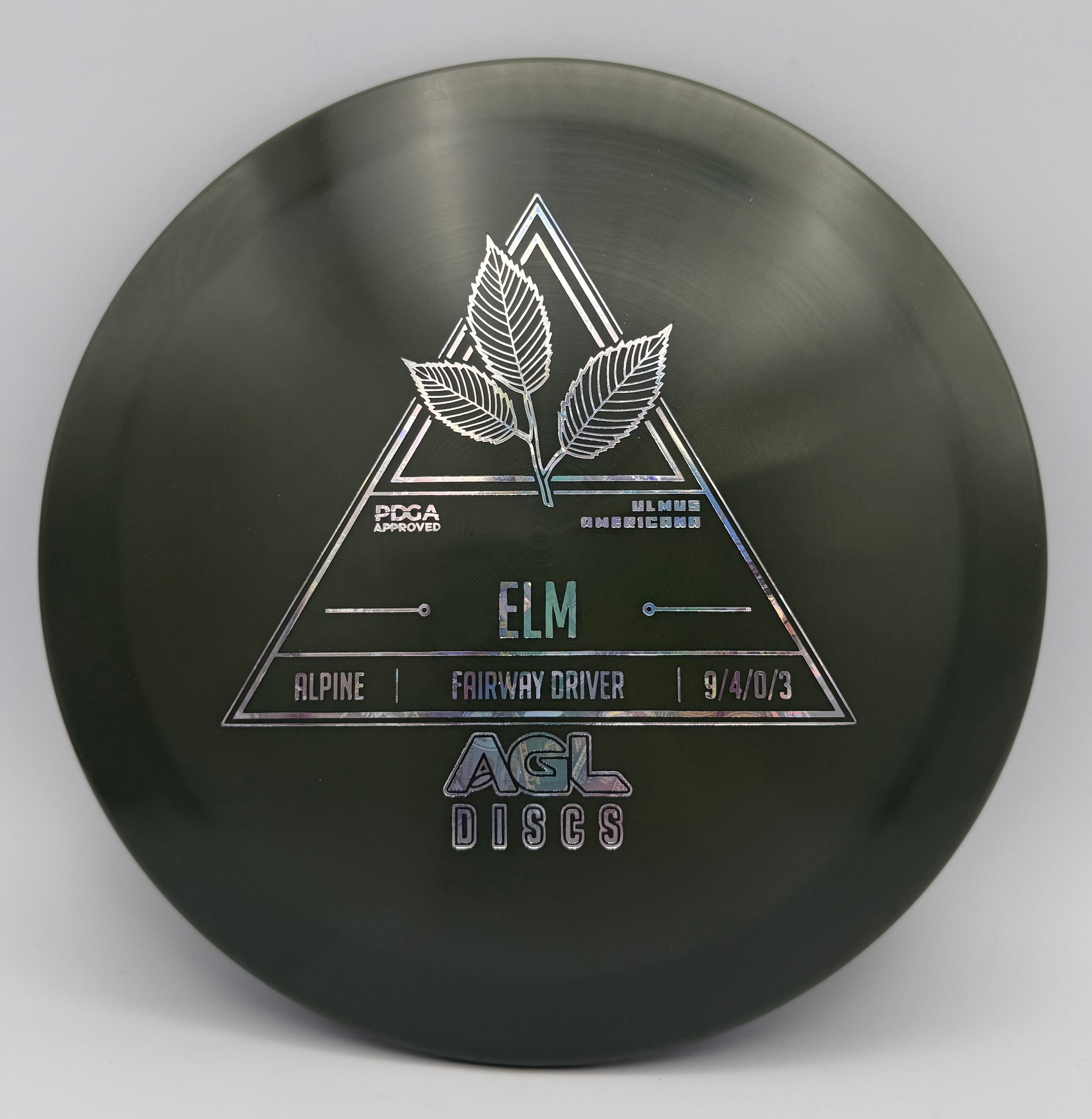 AGL Discs - Gunmetal Alpine Elm (Stock Stamp)