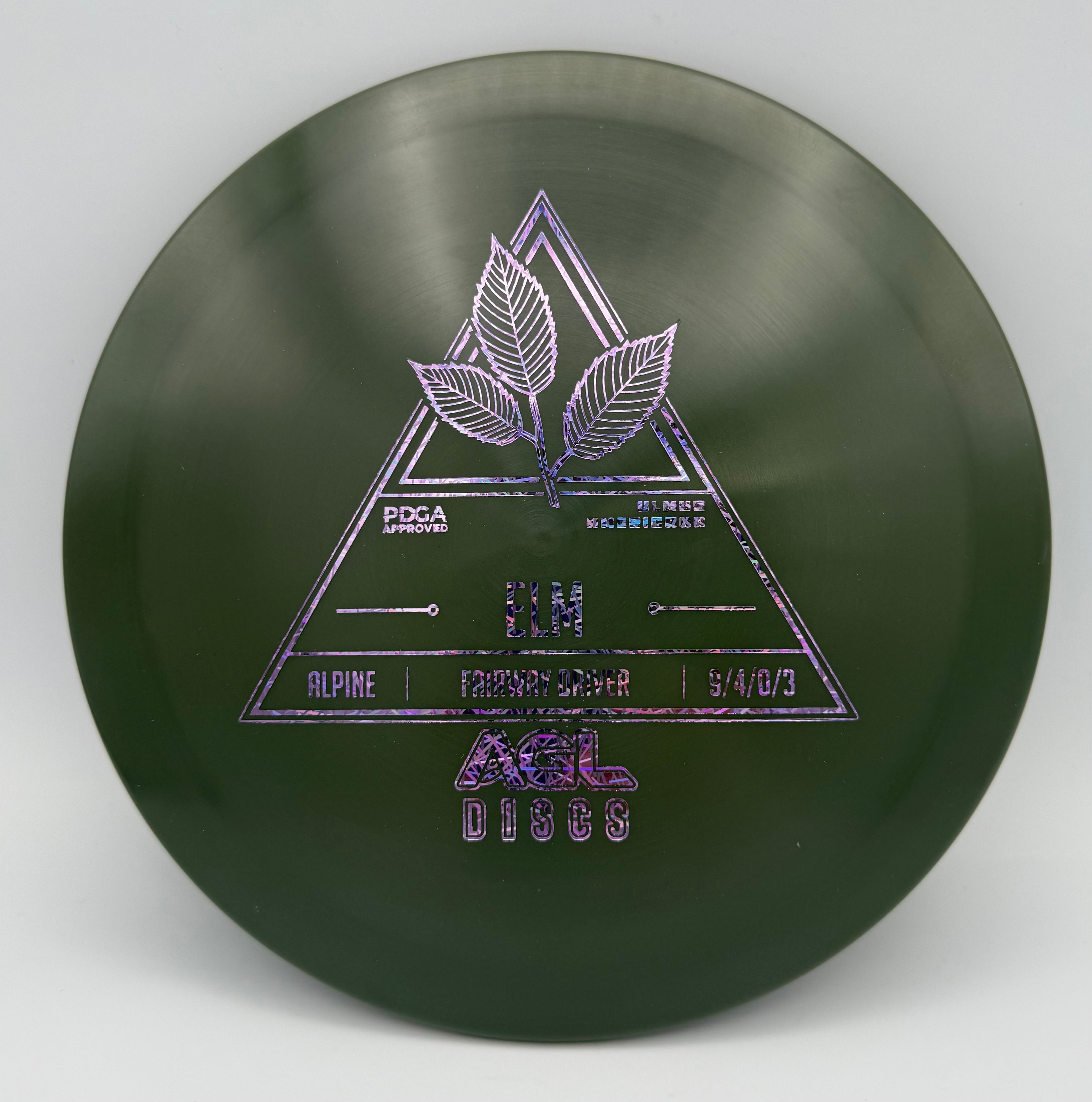 AGL Discs - Gunmetal Alpine Elm (Stock Stamp)
