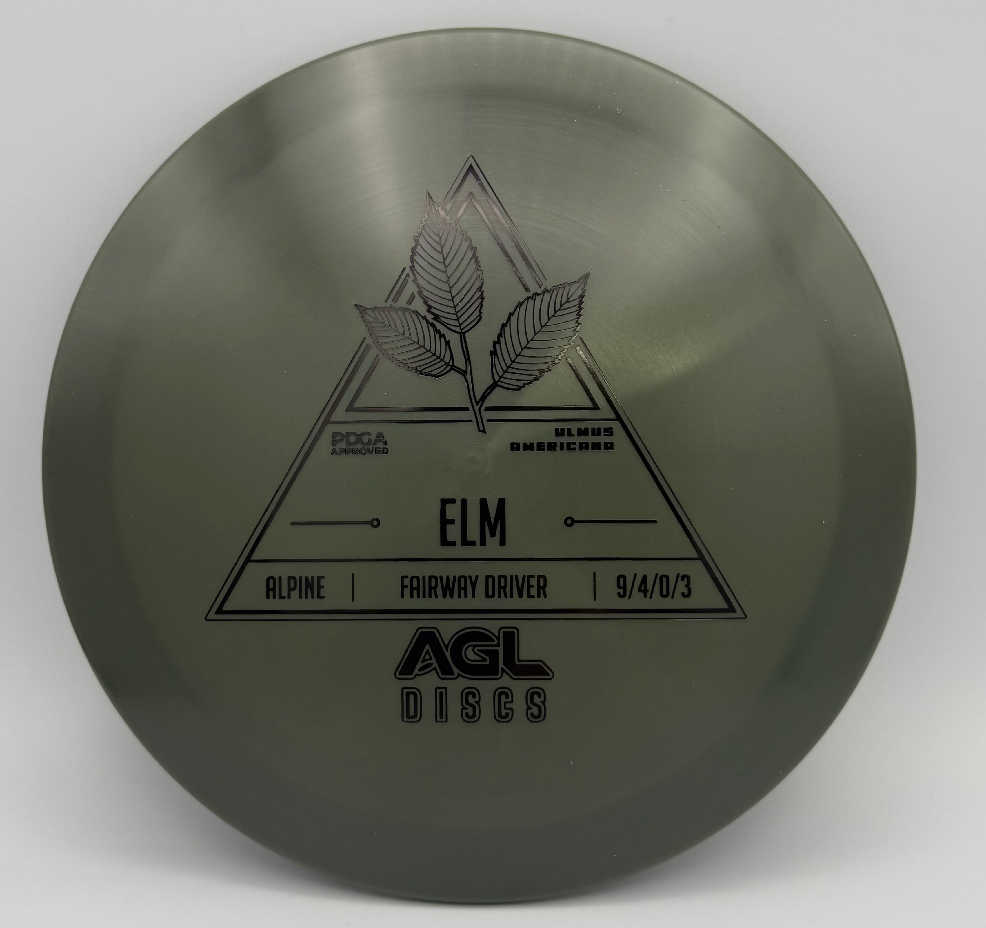 AGL Discs - Gunmetal Alpine Elm (Stock Stamp)