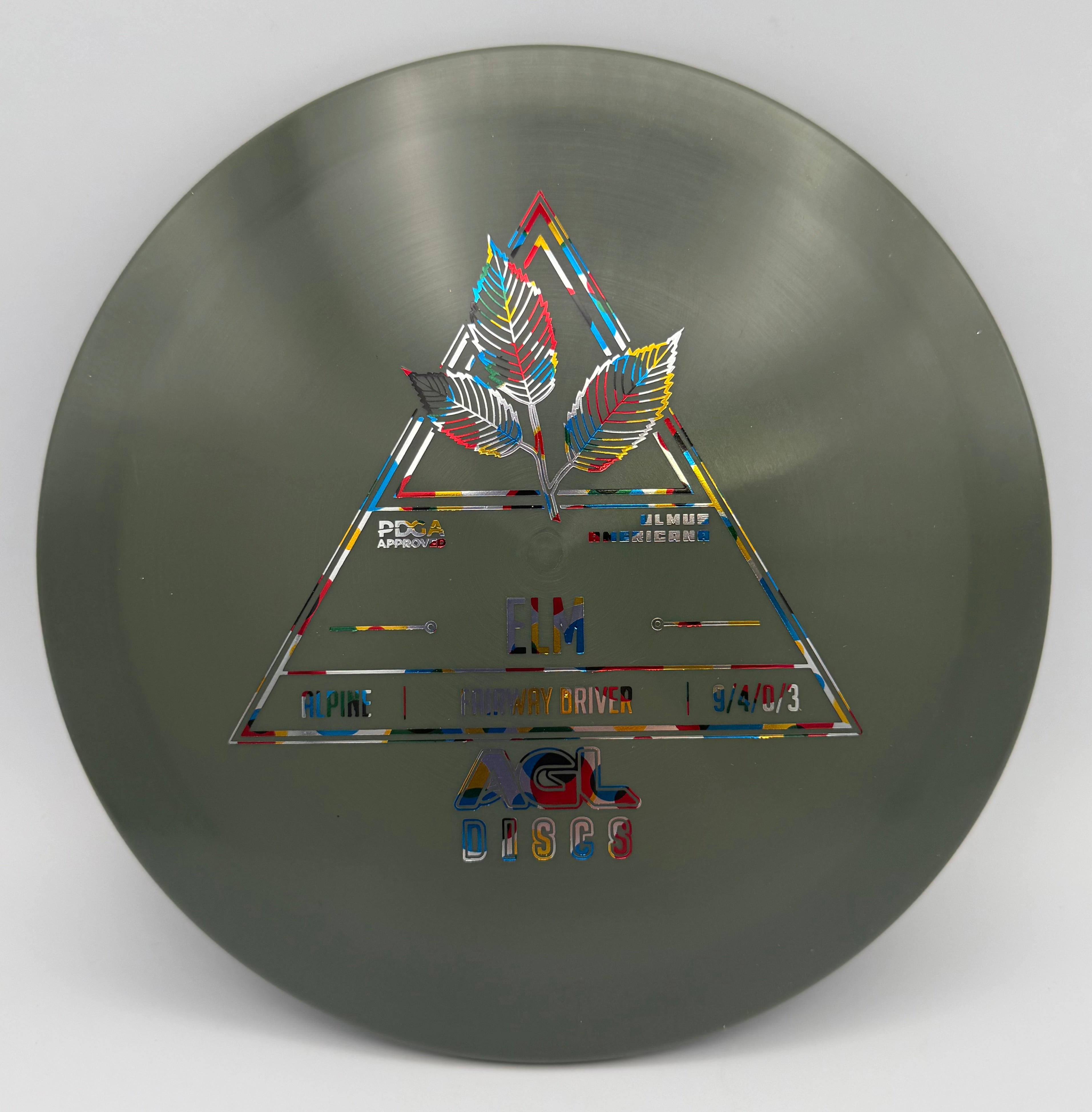AGL Discs - Gunmetal Alpine Elm (Stock Stamp)
