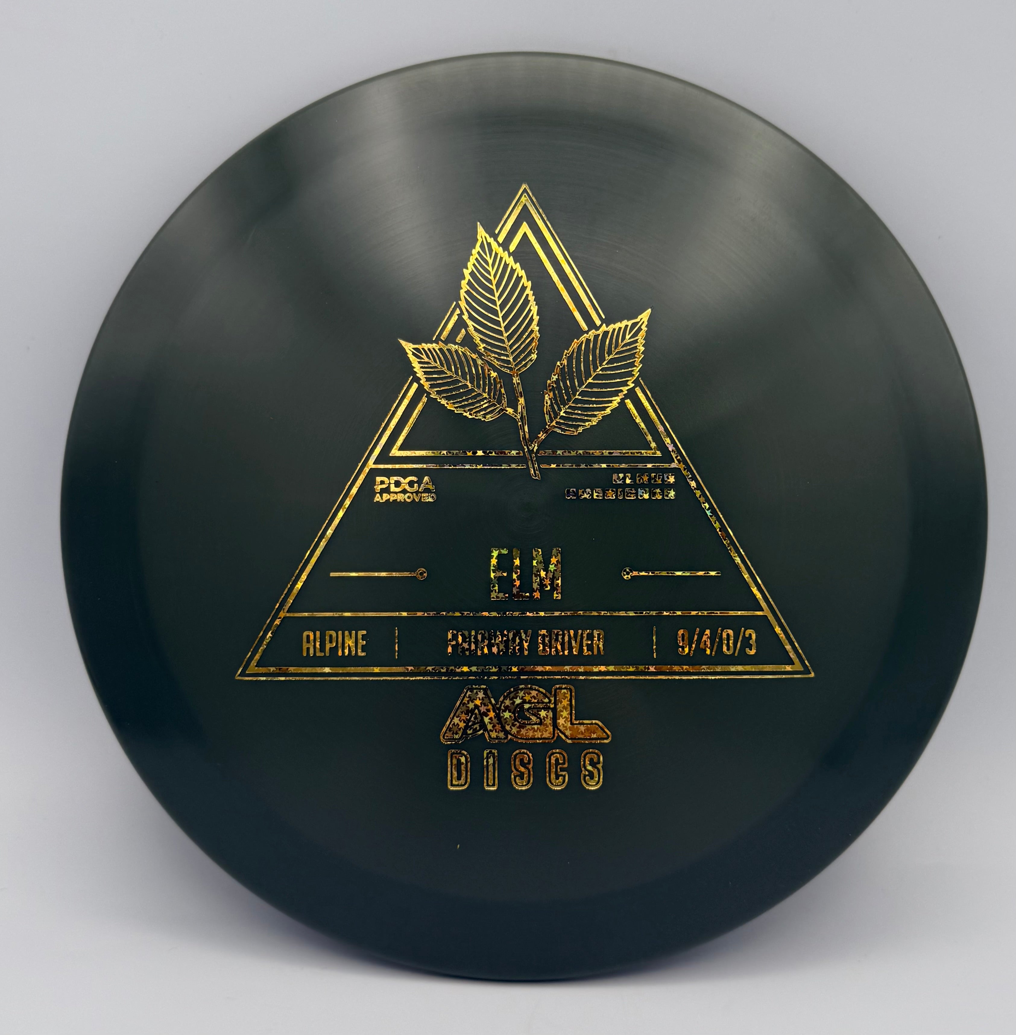 AGL Discs - Gunmetal Alpine Elm (Stock Stamp)
