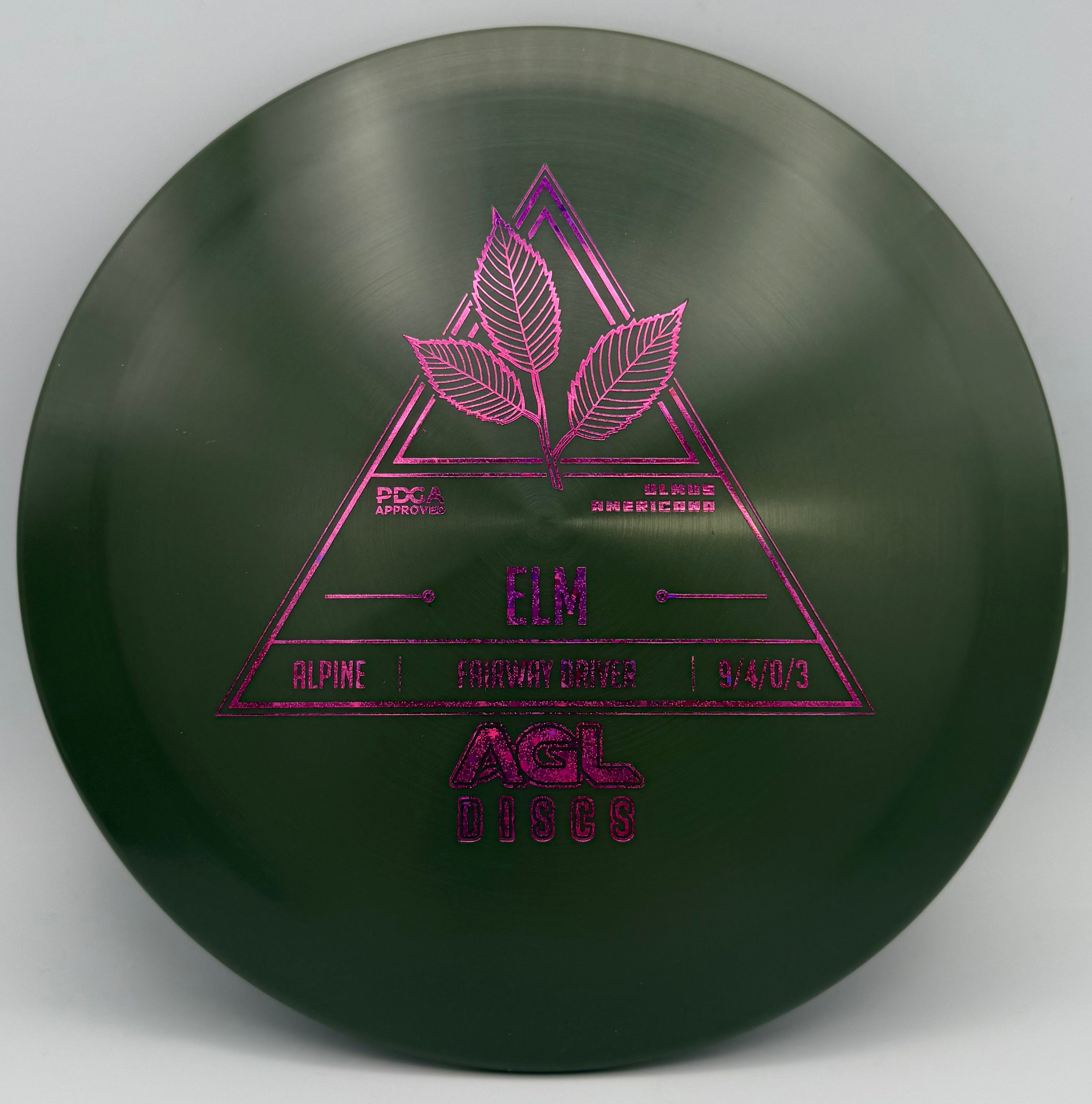 AGL Discs - Gunmetal Alpine Elm (Stock Stamp)