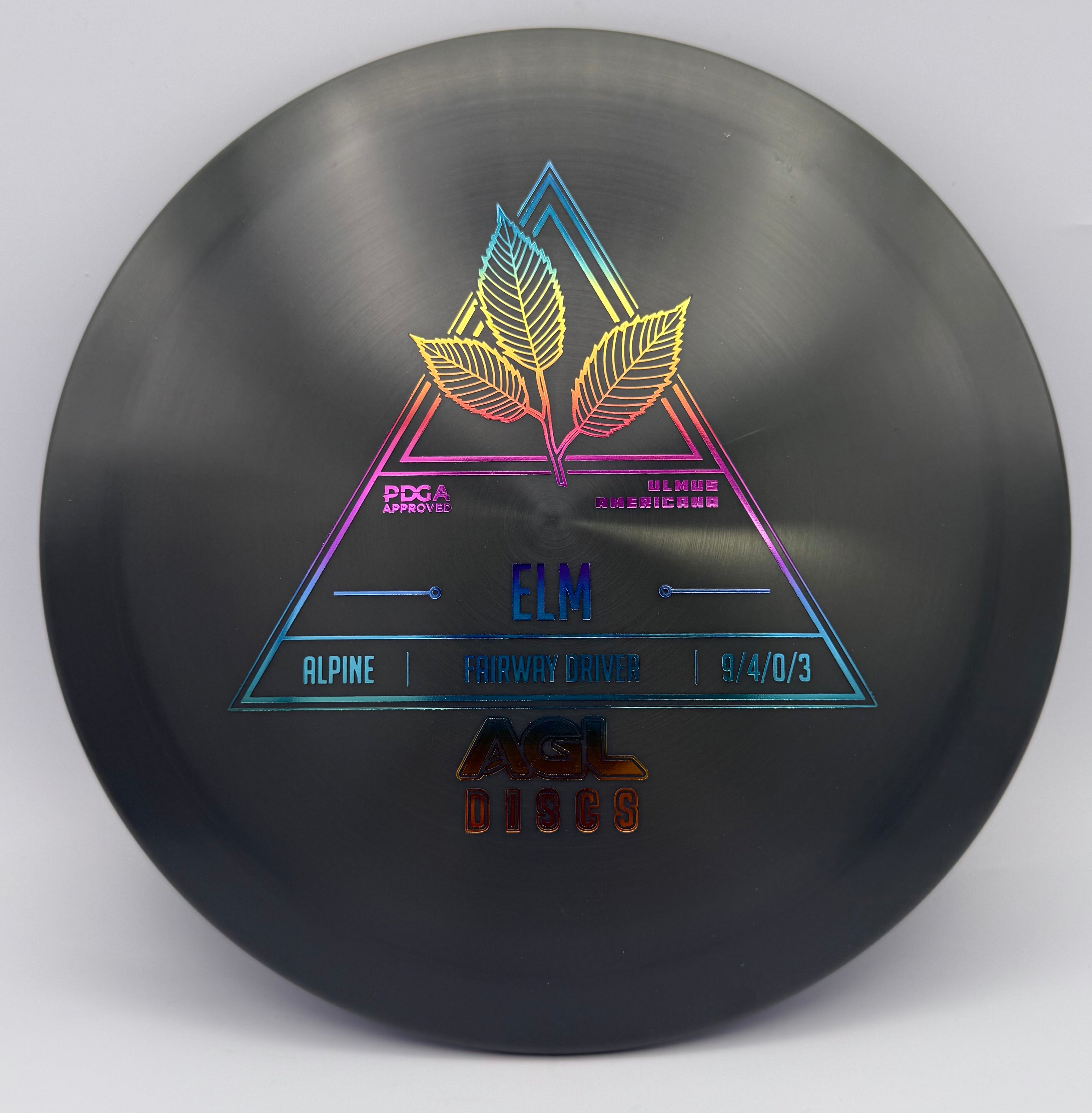 AGL Discs - Gunmetal Alpine Elm (Stock Stamp)