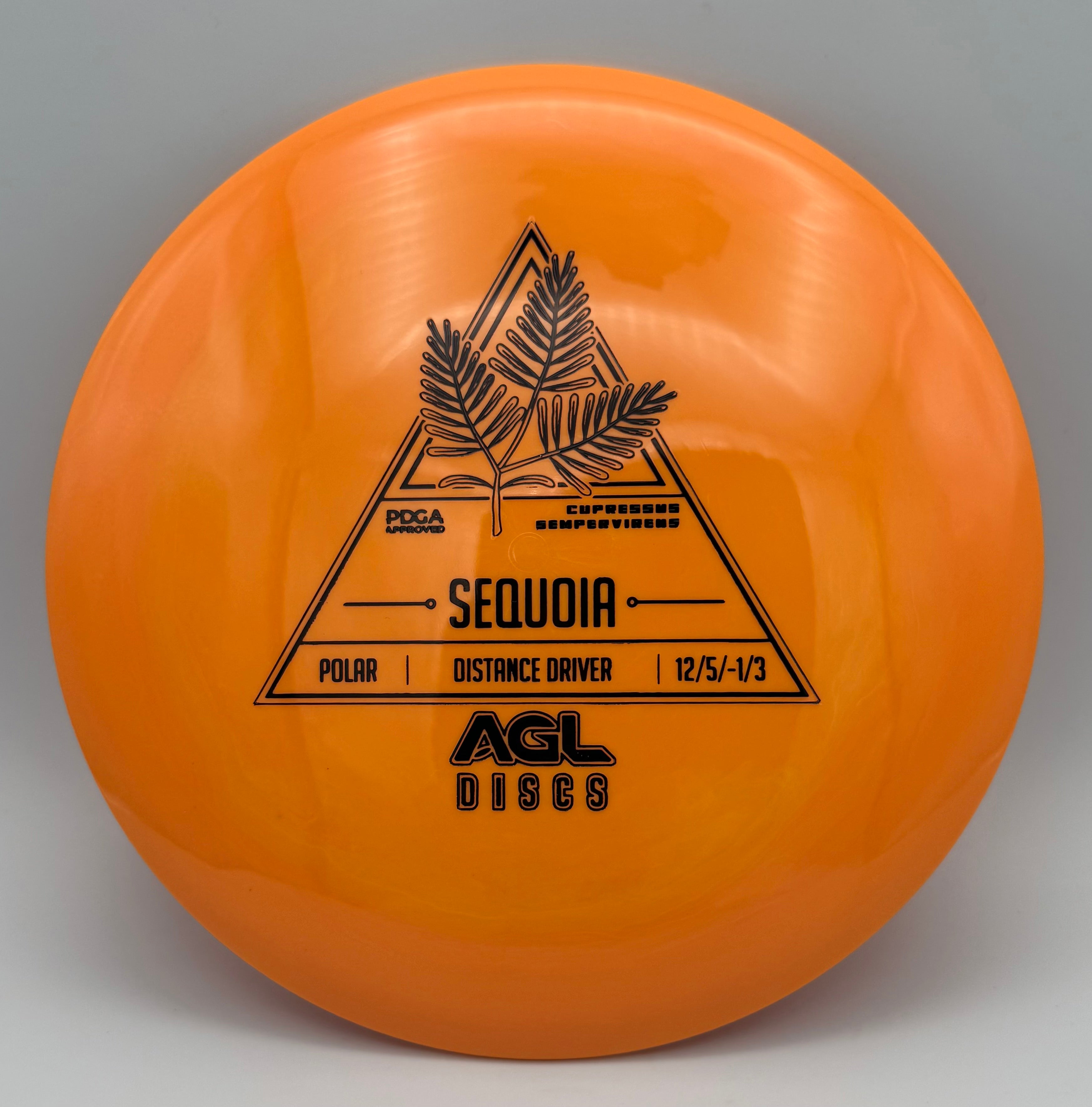 AGL Discs - Orange Polar Sequoia (Stock Stamp)