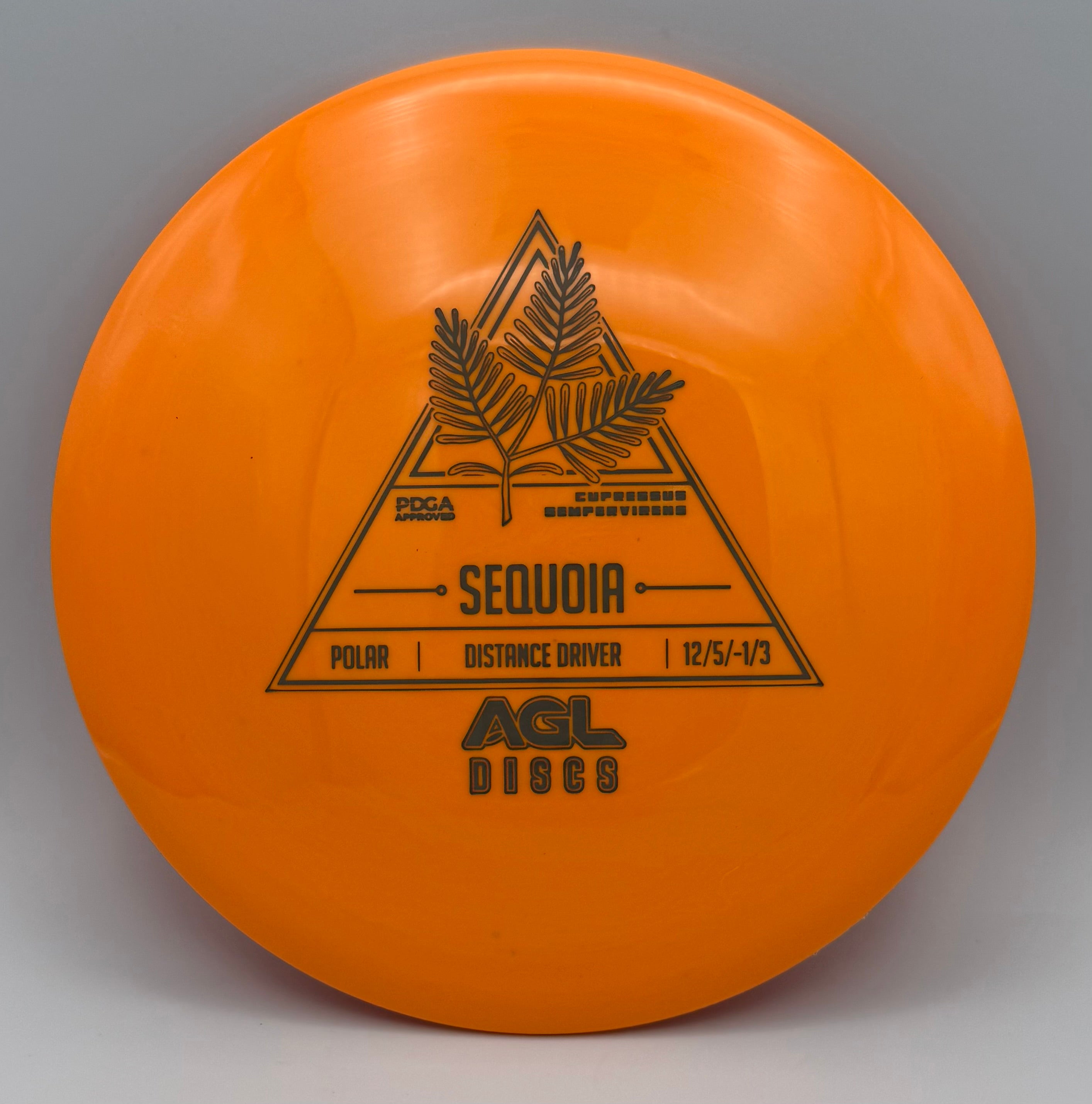AGL Discs - Orange Polar Sequoia (Stock Stamp)