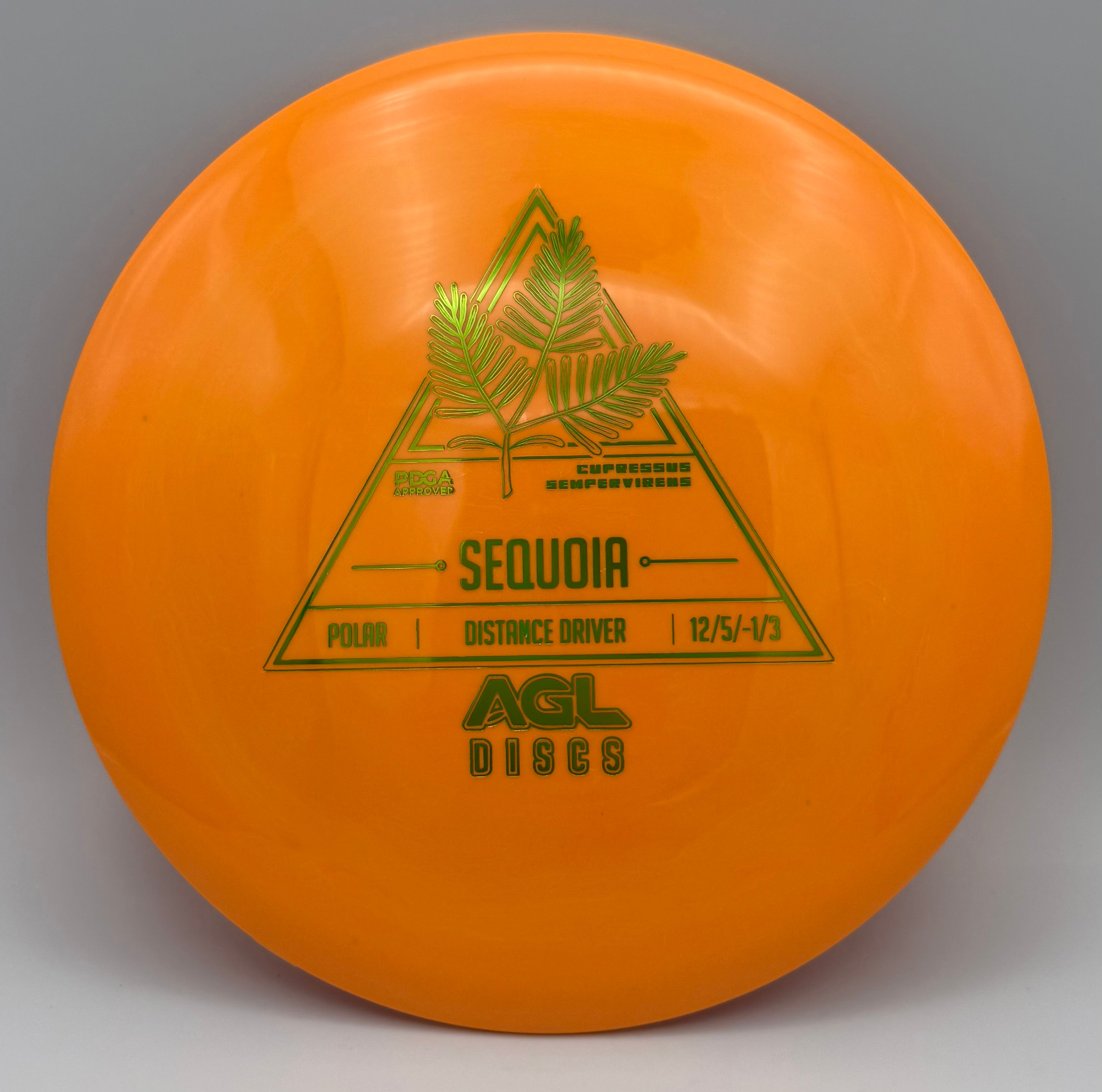 AGL Discs - Orange Polar Sequoia (Stock Stamp)