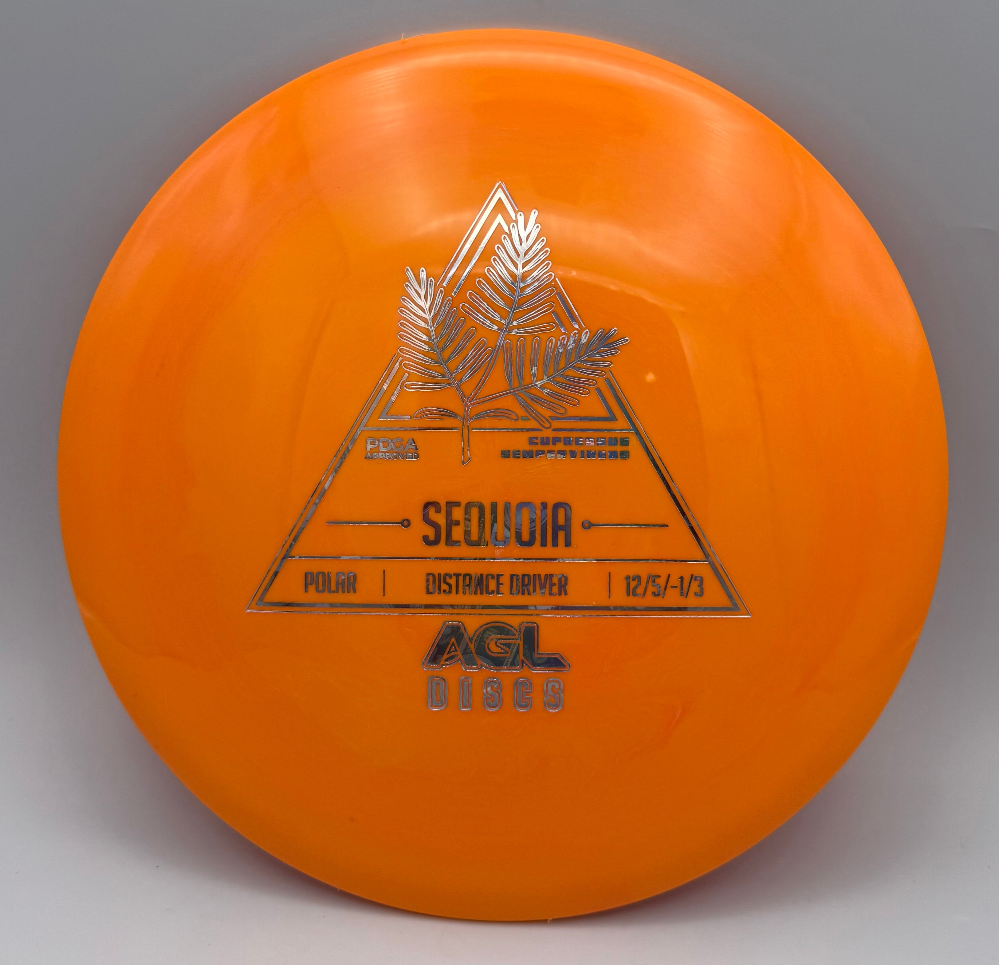AGL Discs - Orange Polar Sequoia (Stock Stamp)