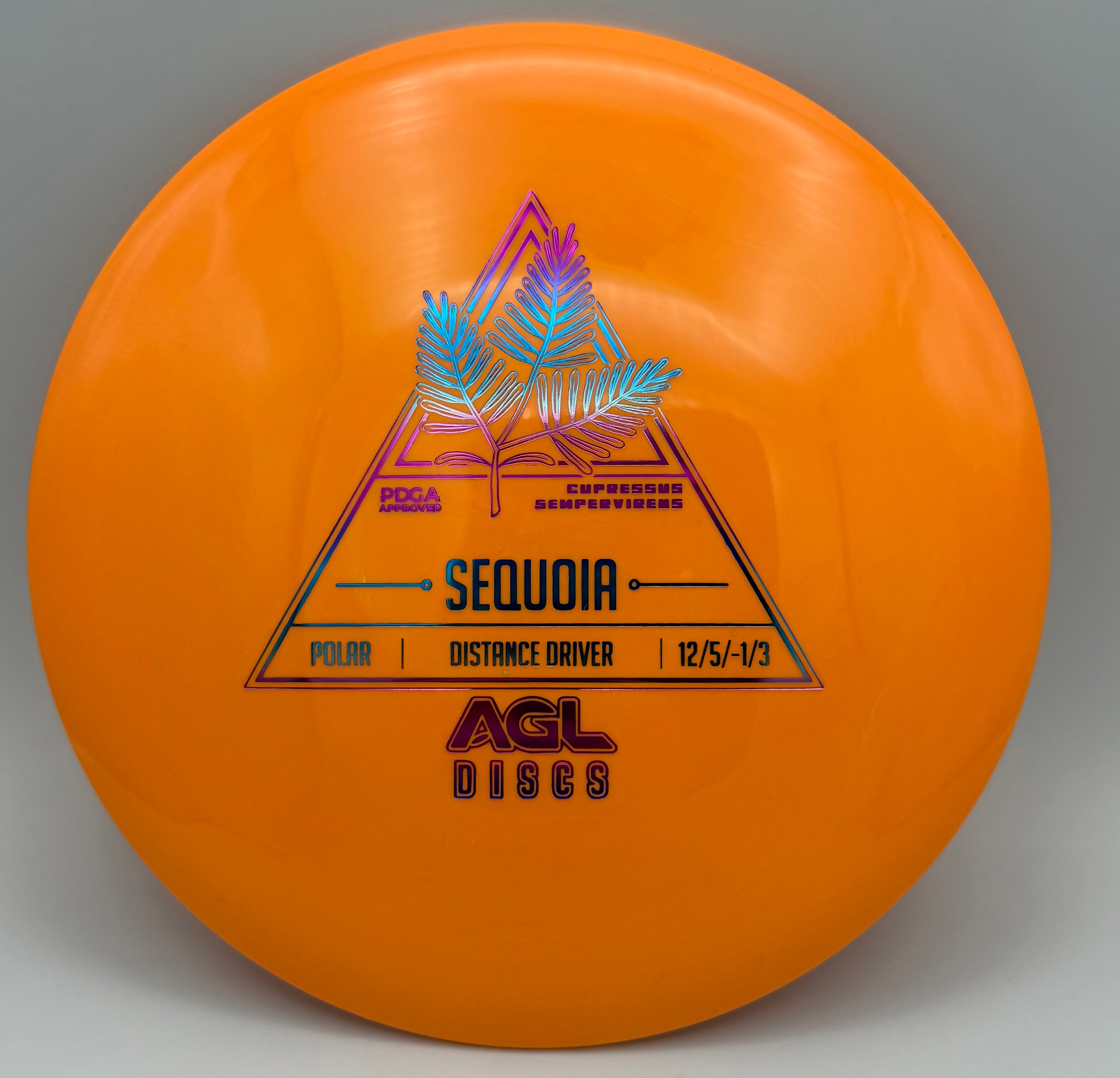 AGL Discs - Orange Polar Sequoia (Stock Stamp)
