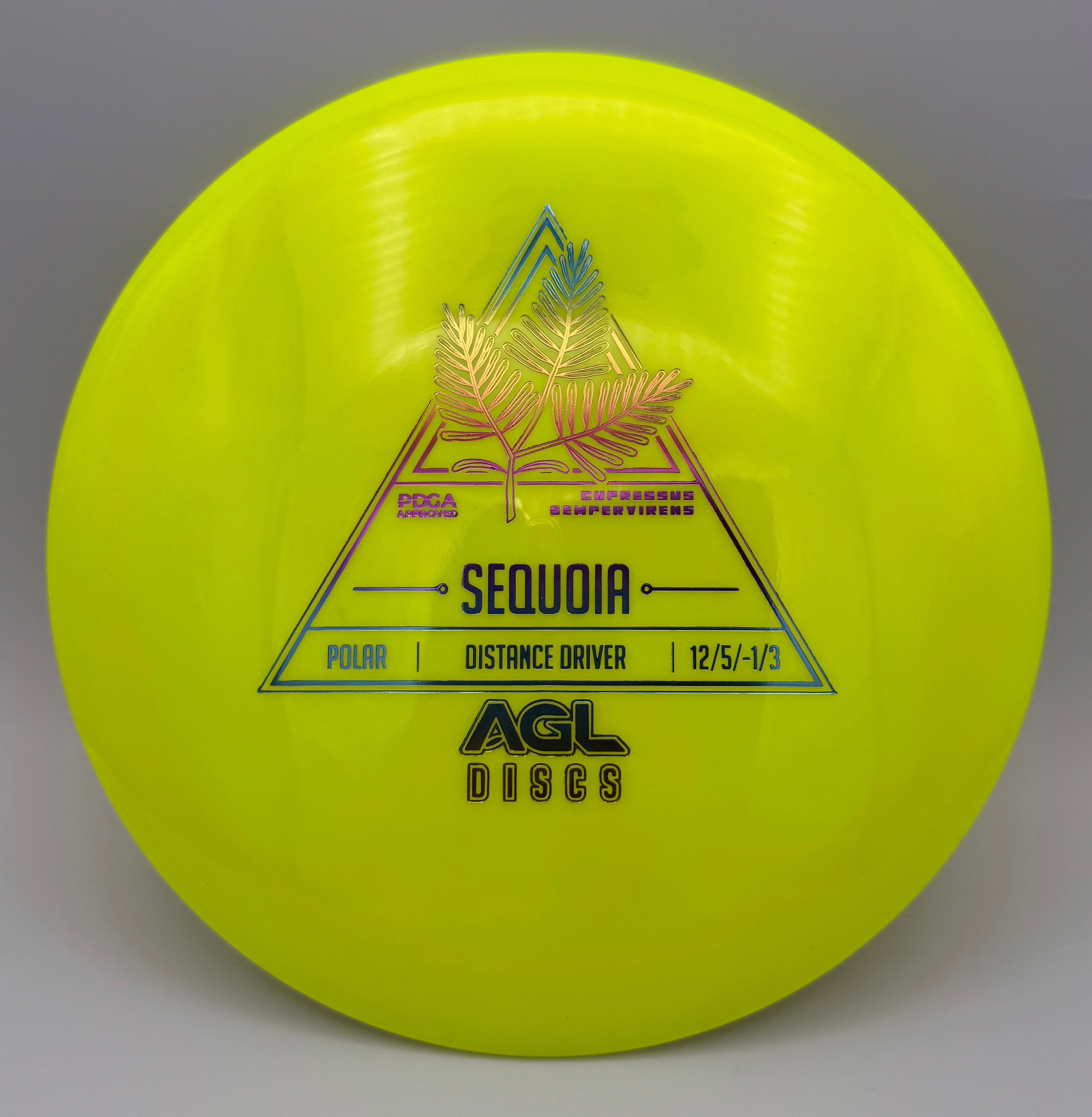 AGL Discs - Day Glow Polar Sequoia (Stock Stamp)