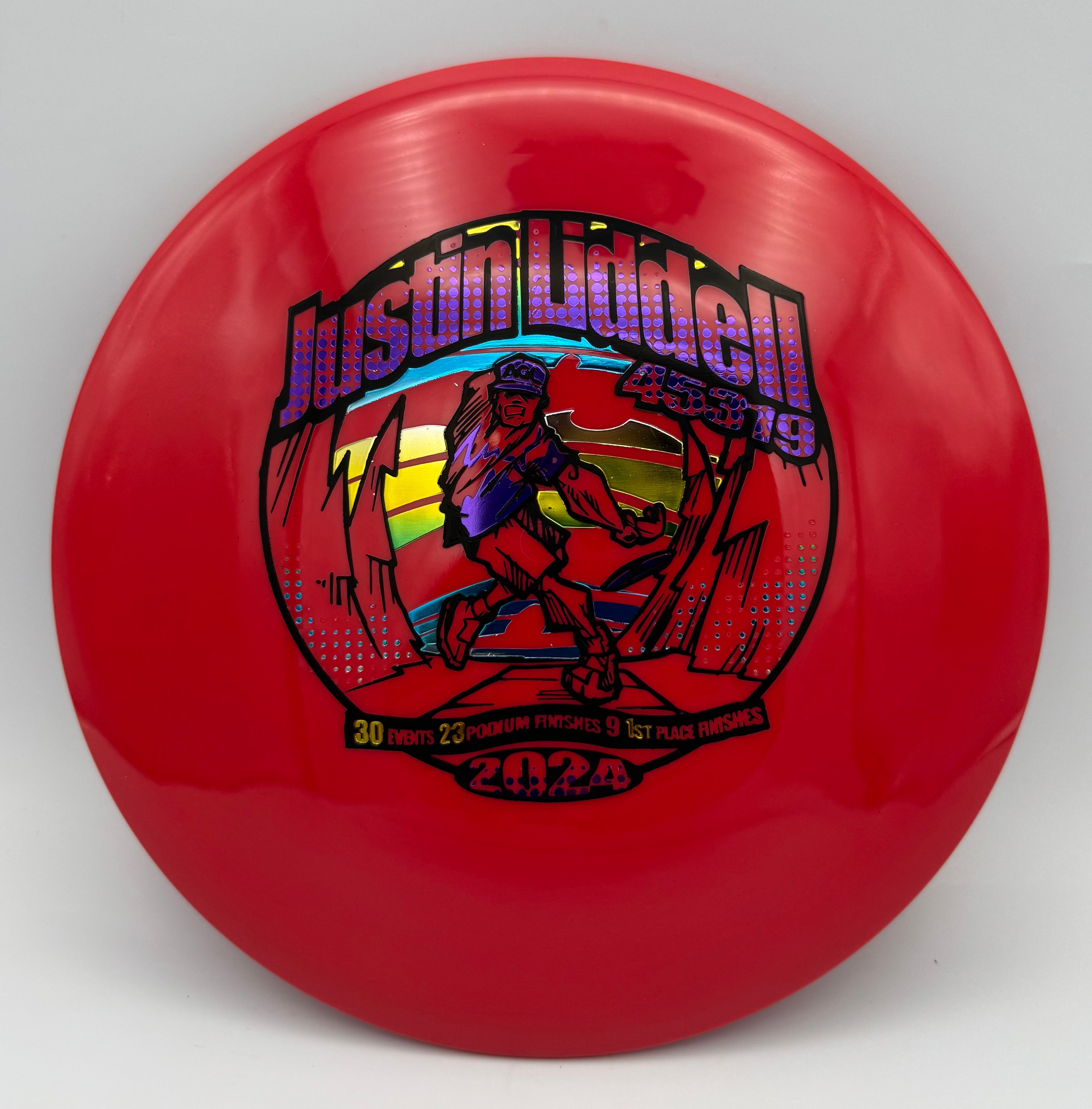 AGL Discs - Red Polar Sequoia (Justin Liddell Tour Stamp)