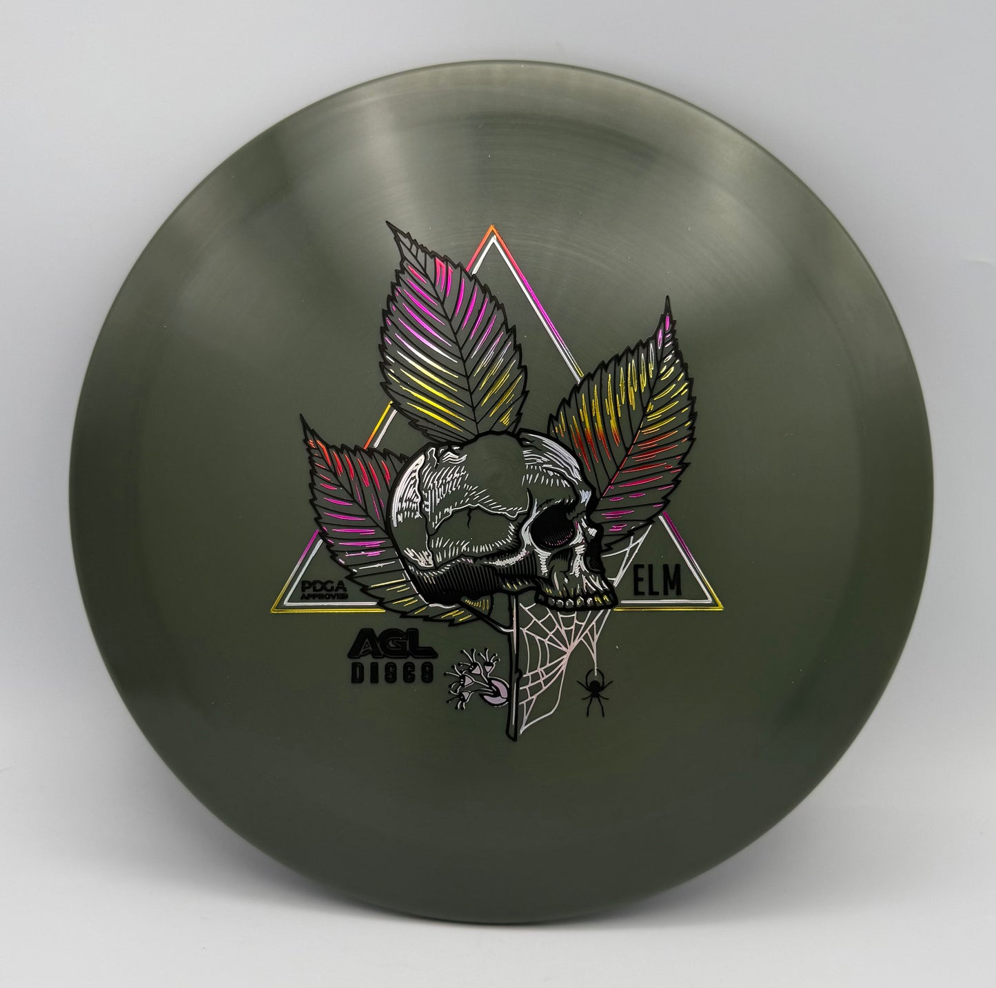 AGL Discs - Gunmetal Alpine Elm (Justin Lago Triple Register Stamp)