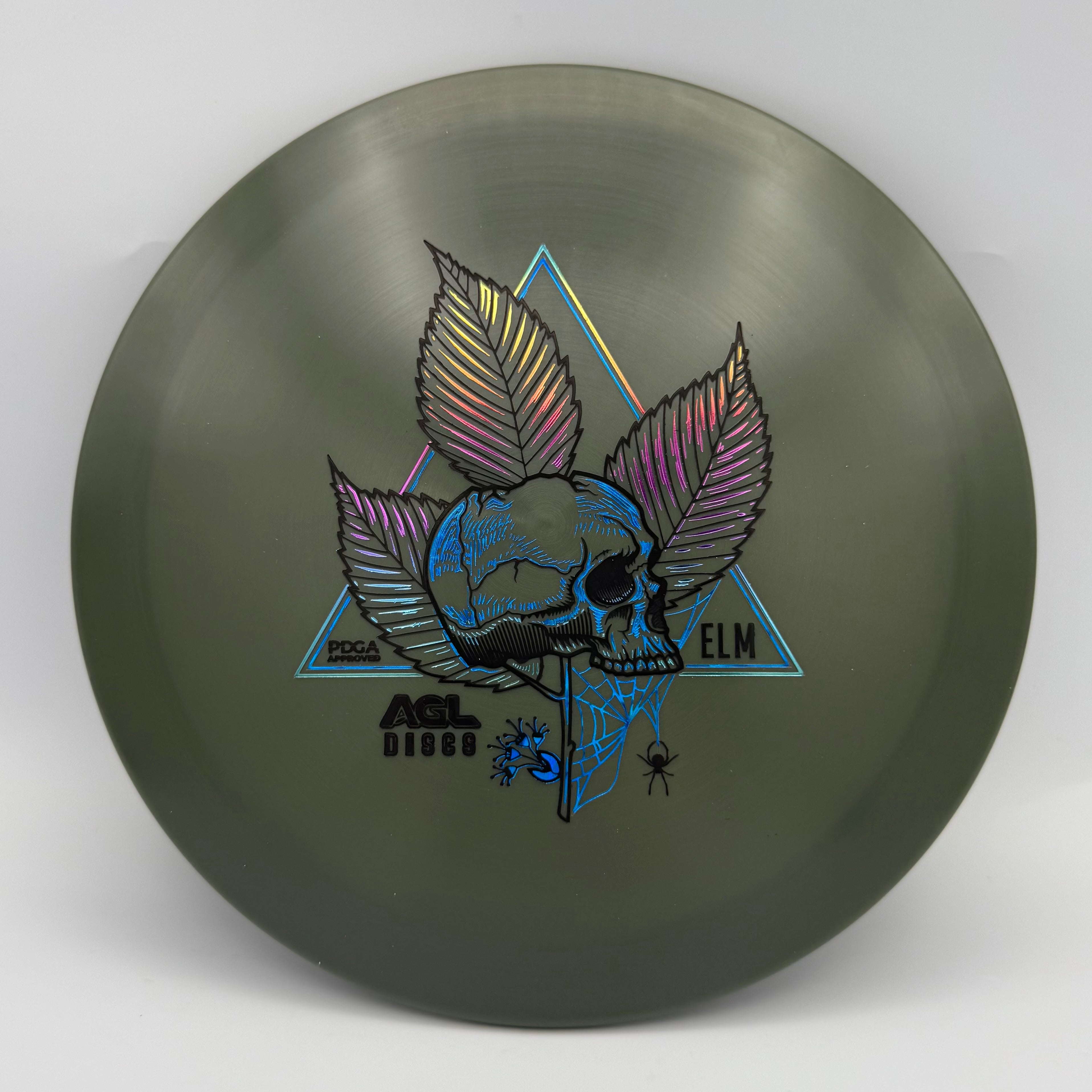 AGL Discs - Gunmetal Alpine Elm (Justin Lago Triple Register Stamp)