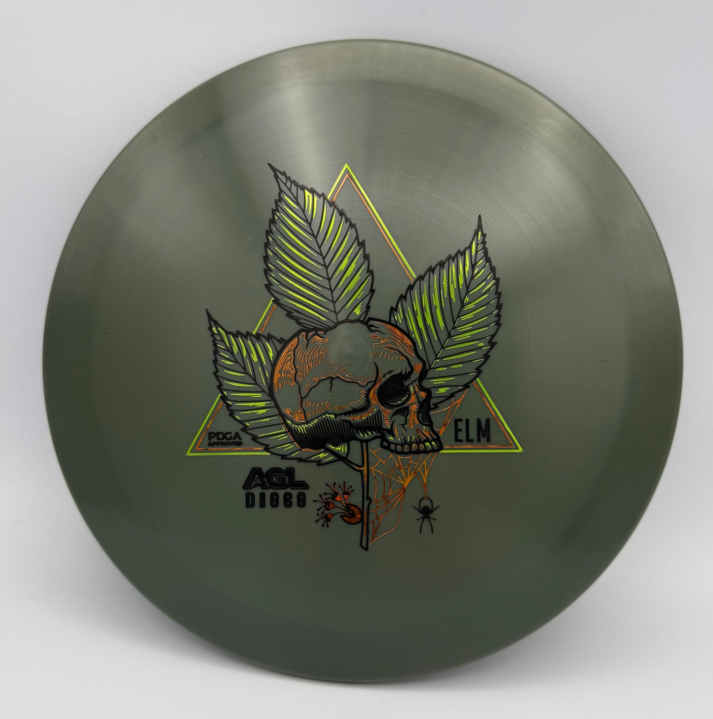 AGL Discs - Gunmetal Alpine Elm (Justin Lago Triple Register Stamp)