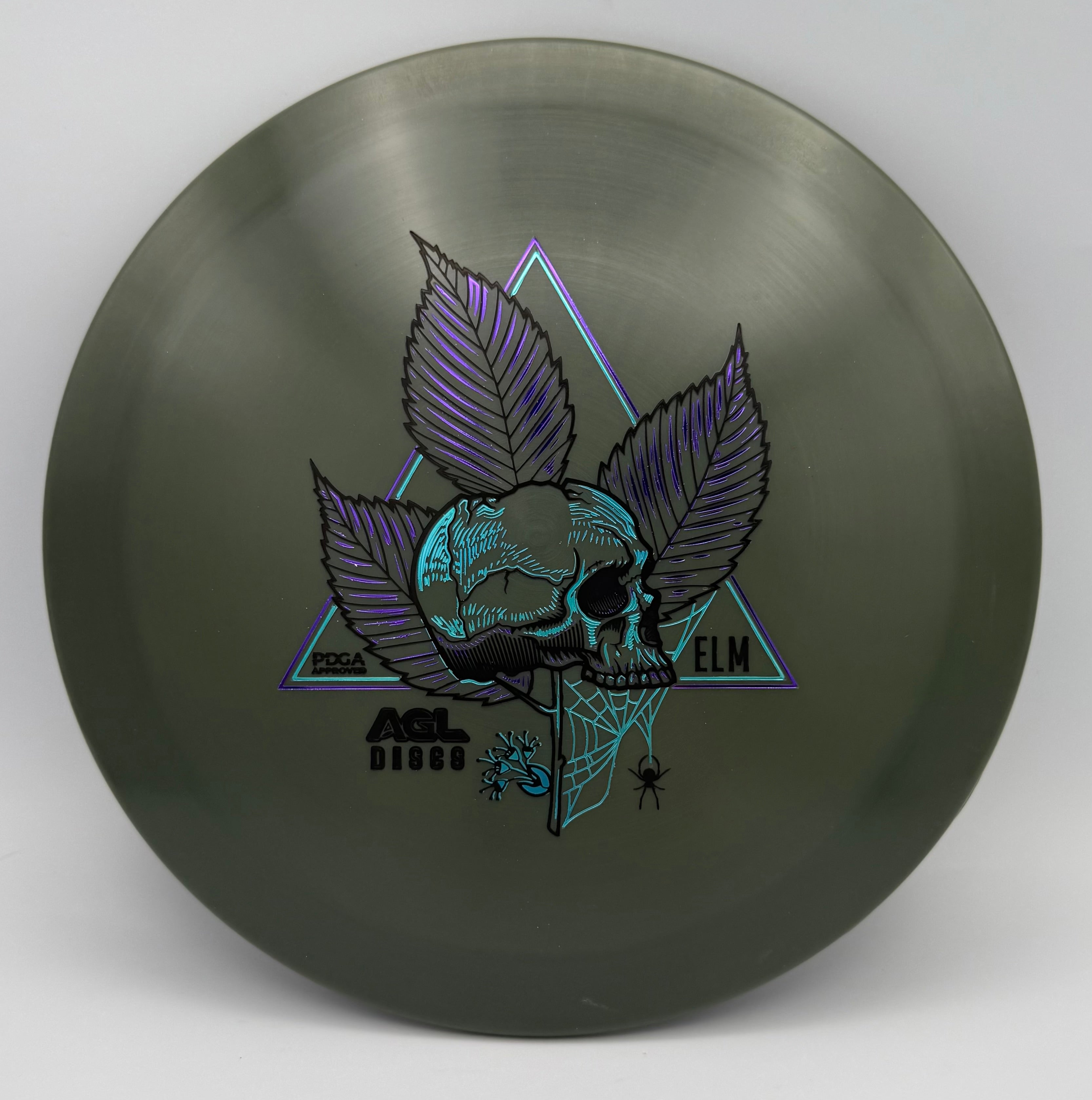 AGL Discs - Gunmetal Alpine Elm (Justin Lago Triple Register Stamp)