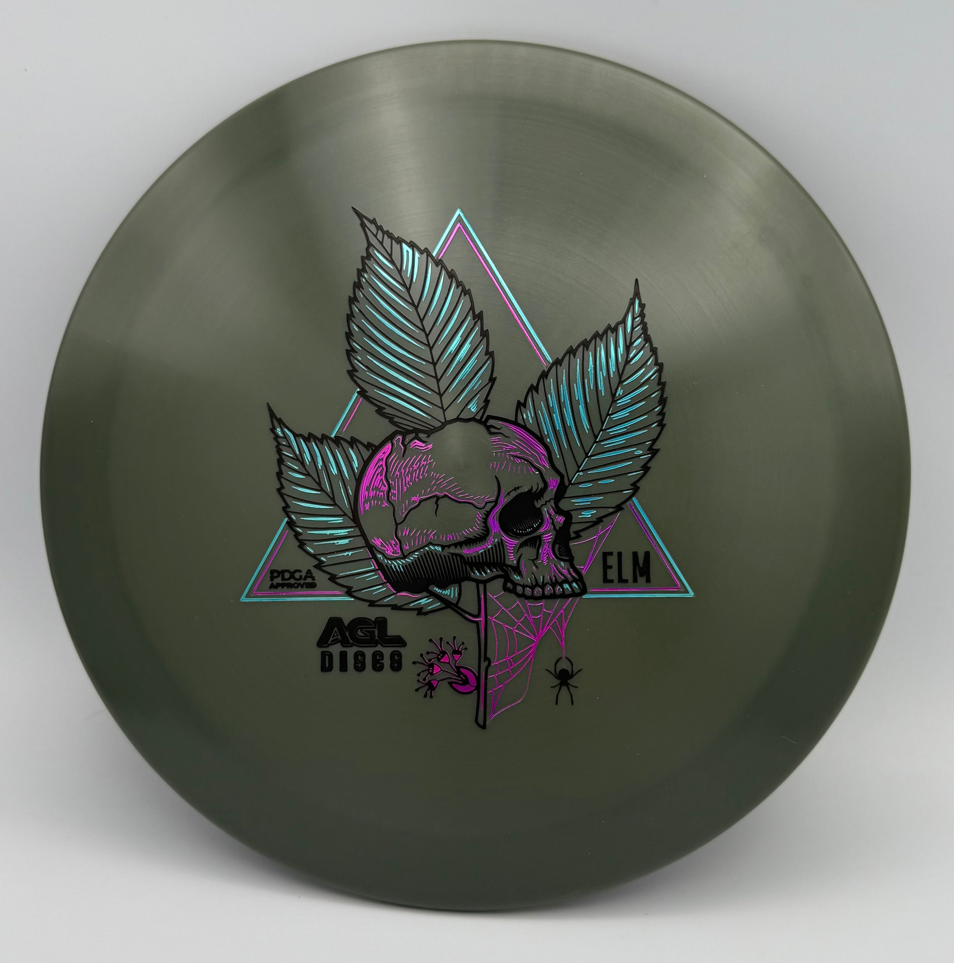 AGL Discs - Gunmetal Alpine Elm (Justin Lago Triple Register Stamp)