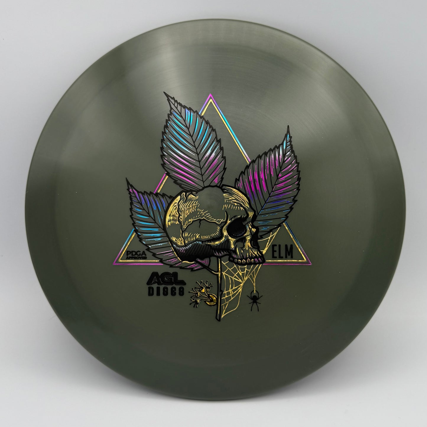 AGL Discs - Gunmetal Alpine Elm (Justin Lago Triple Register Stamp)