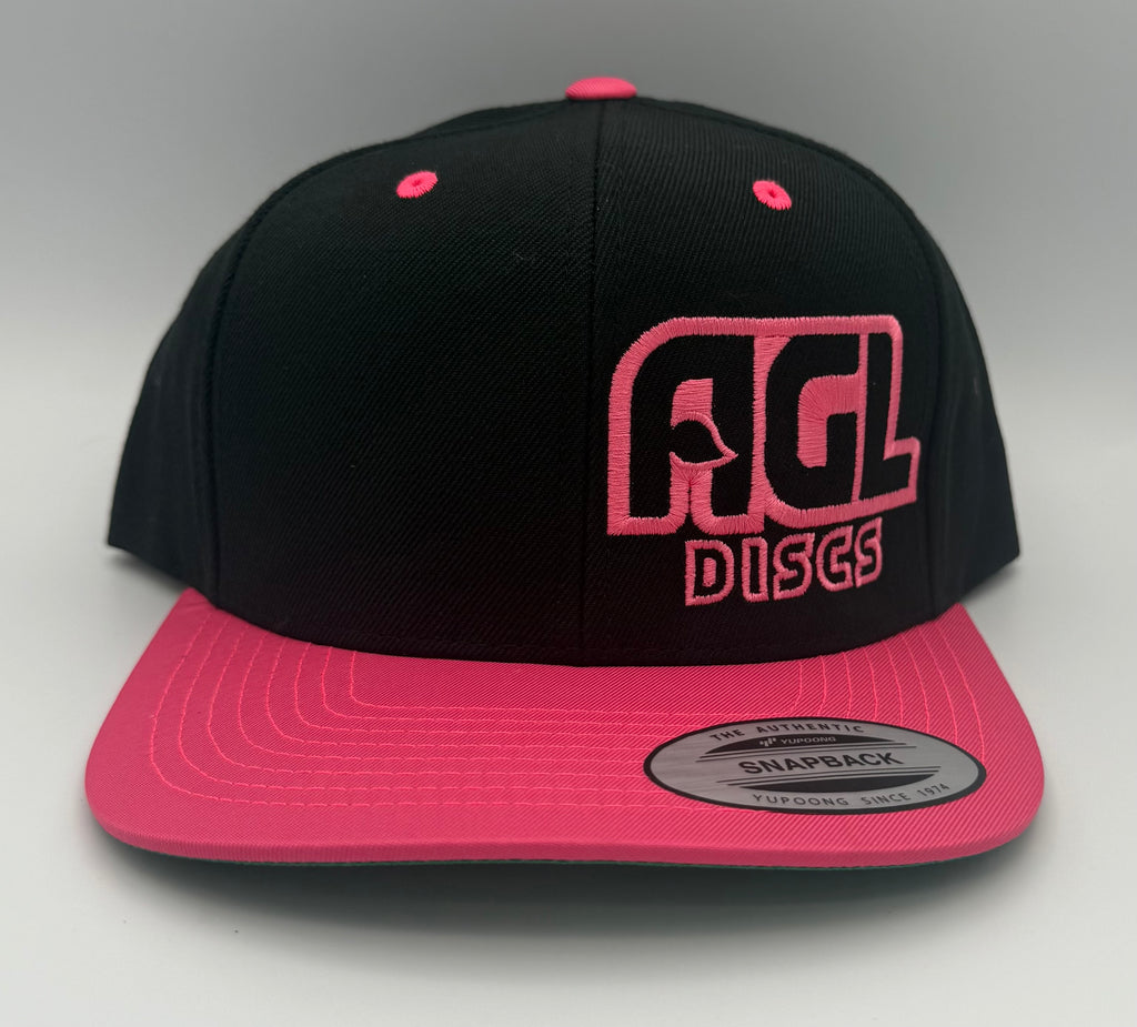 AGL Discs - Flat Bill Snapback Cap with Embroidered Logo