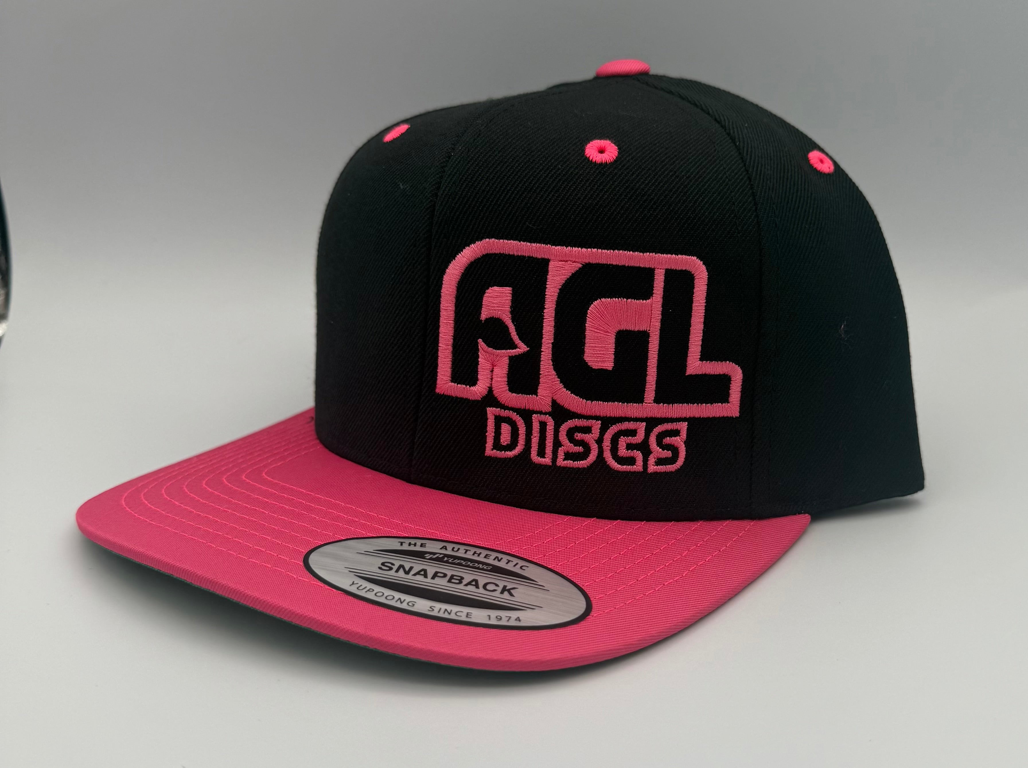 AGL Discs - Flat Bill Snapback Cap with Embroidered Logo
