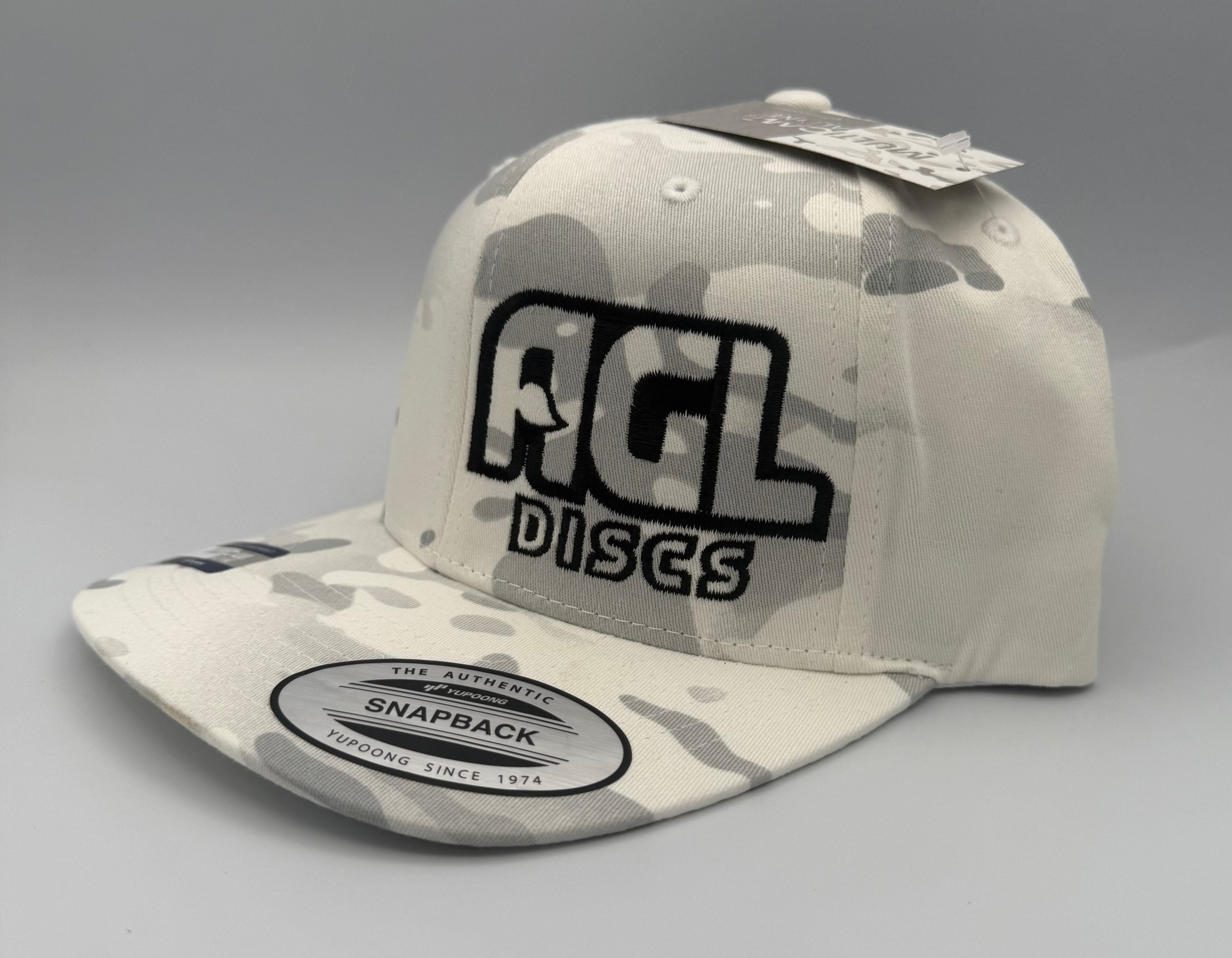 AGL Discs - Flat Bill Snapback Cap with Embroidered Logo