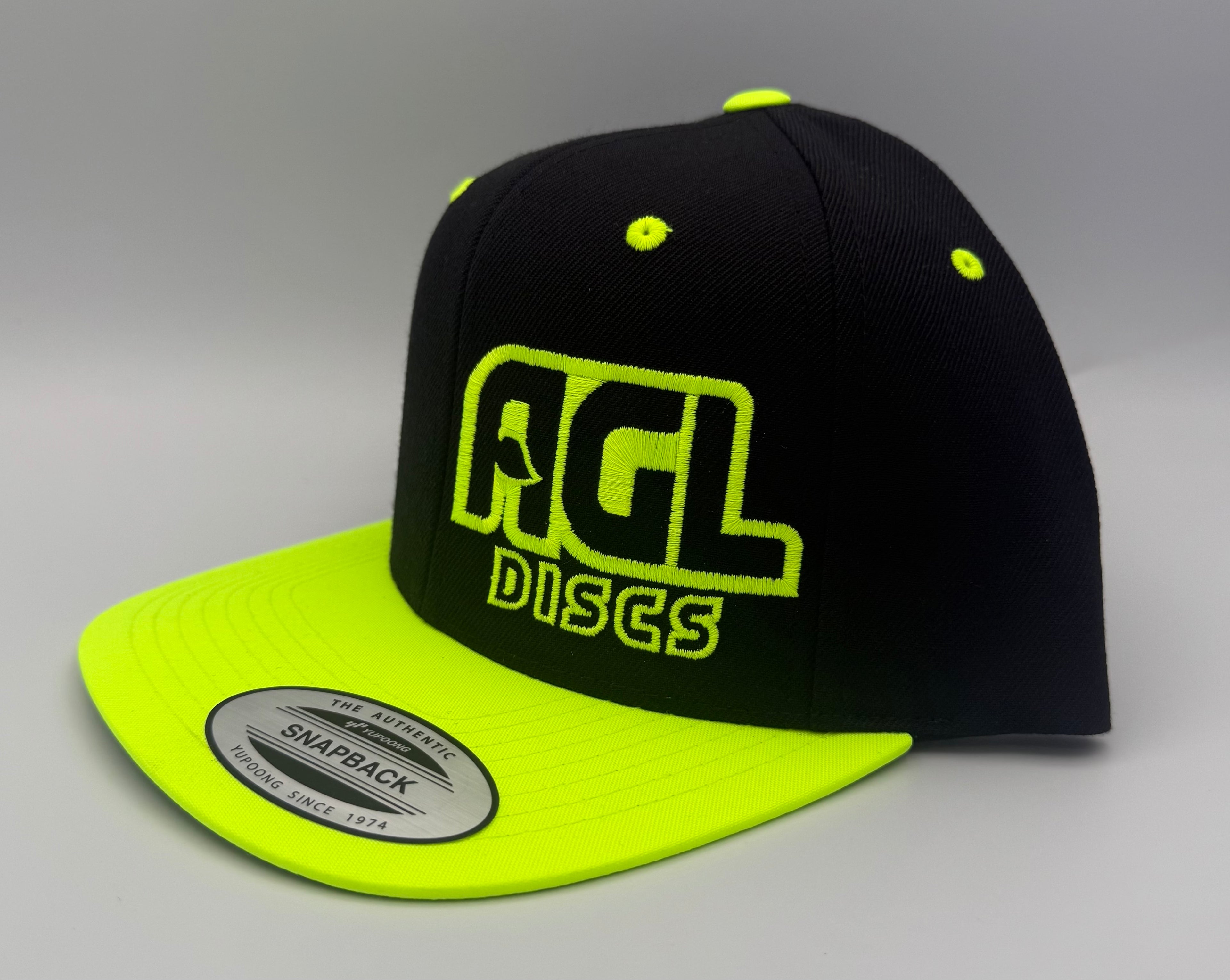 AGL Discs - Flat Bill Snapback Cap with Embroidered Logo