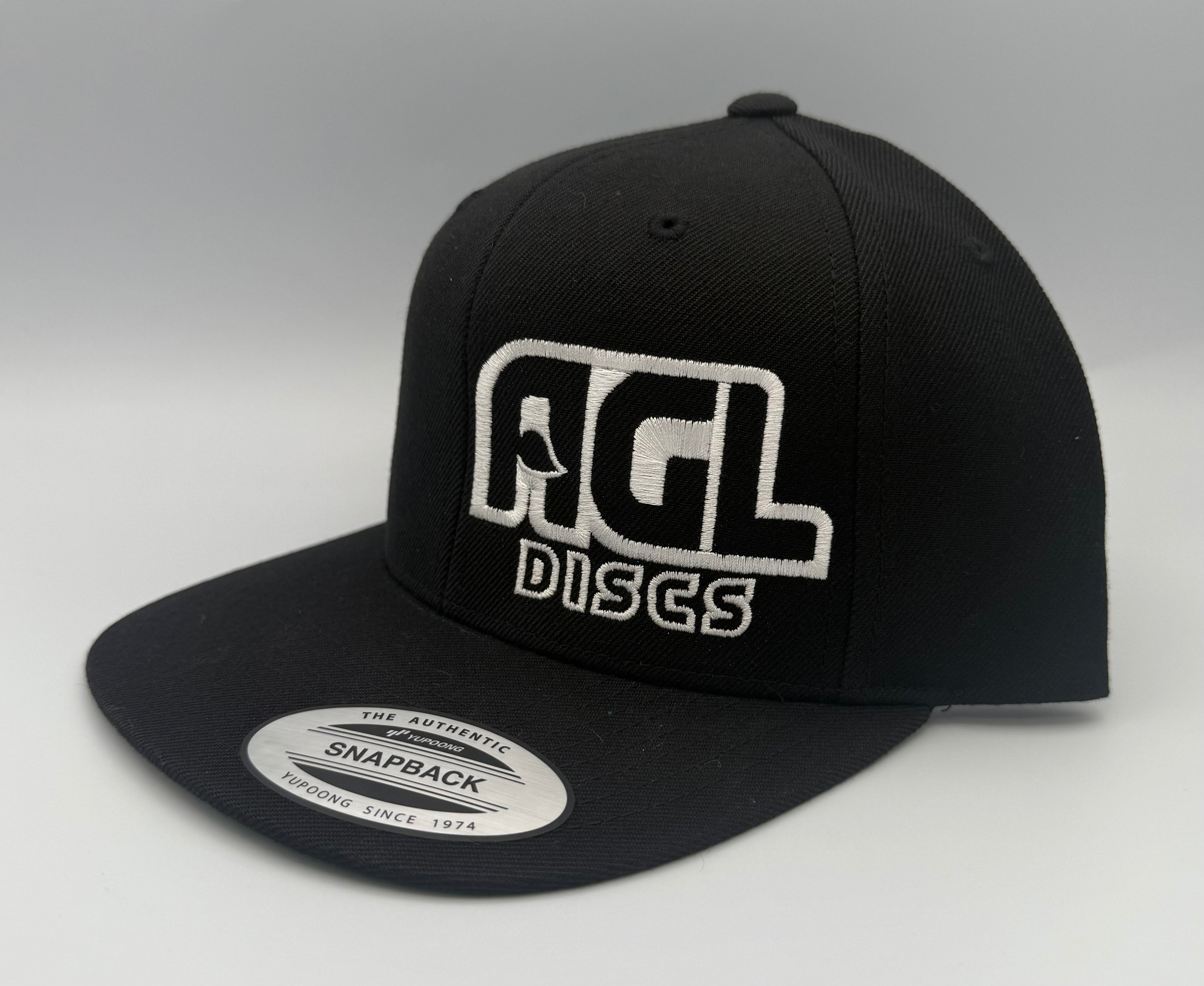 AGL Discs - Flat Bill Snapback Cap with Embroidered Logo