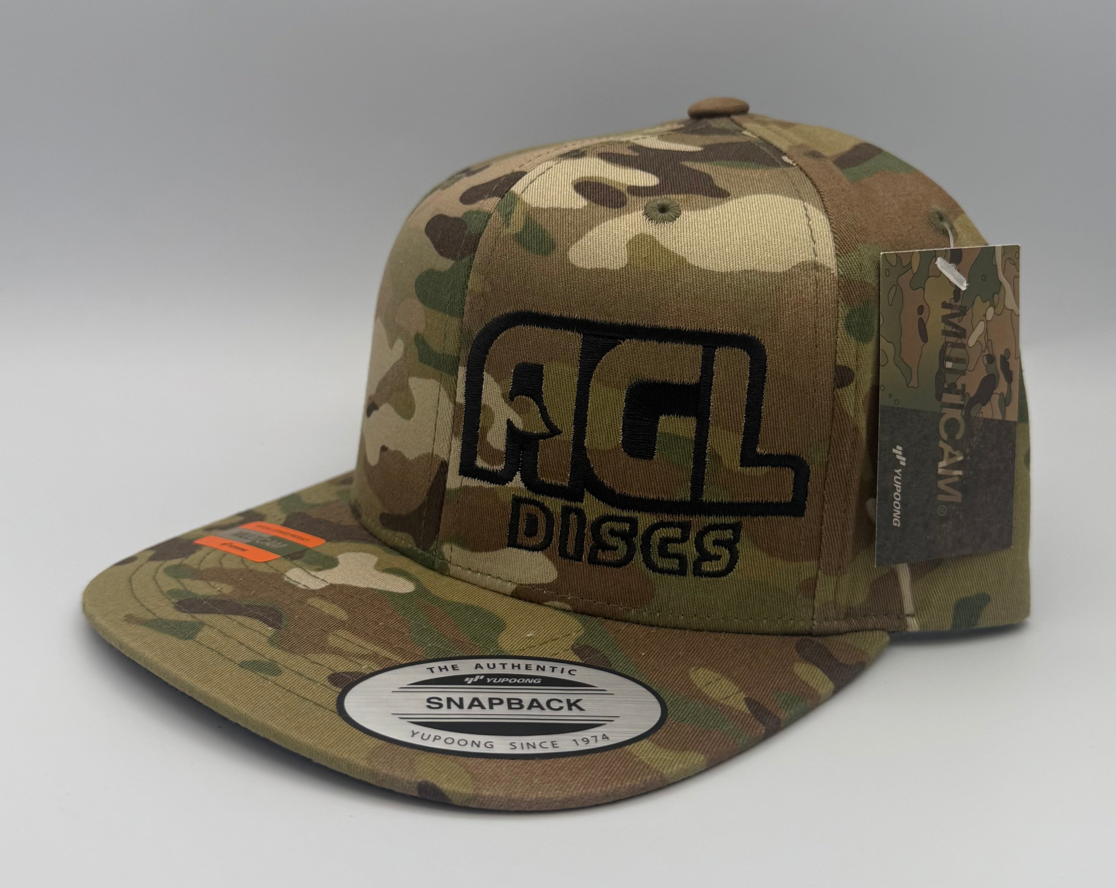 AGL Discs - Flat Bill Snapback Cap with Embroidered Logo