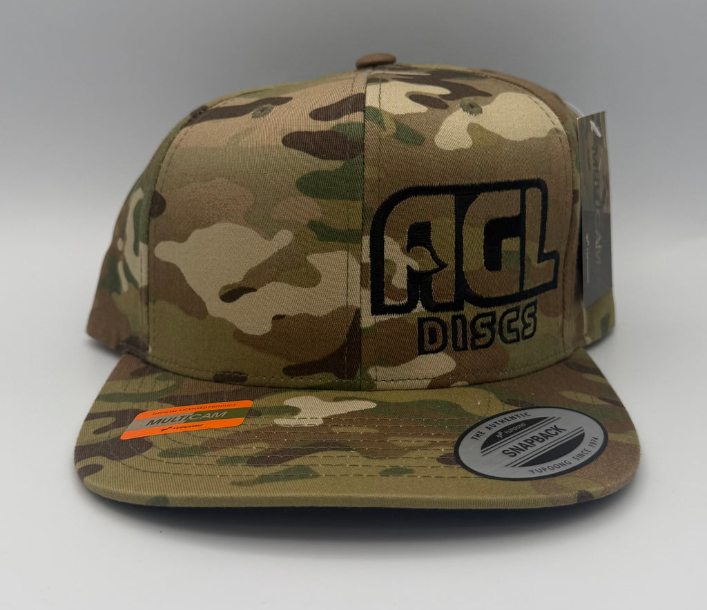 AGL Discs - Flat Bill Snapback Cap with Embroidered Logo