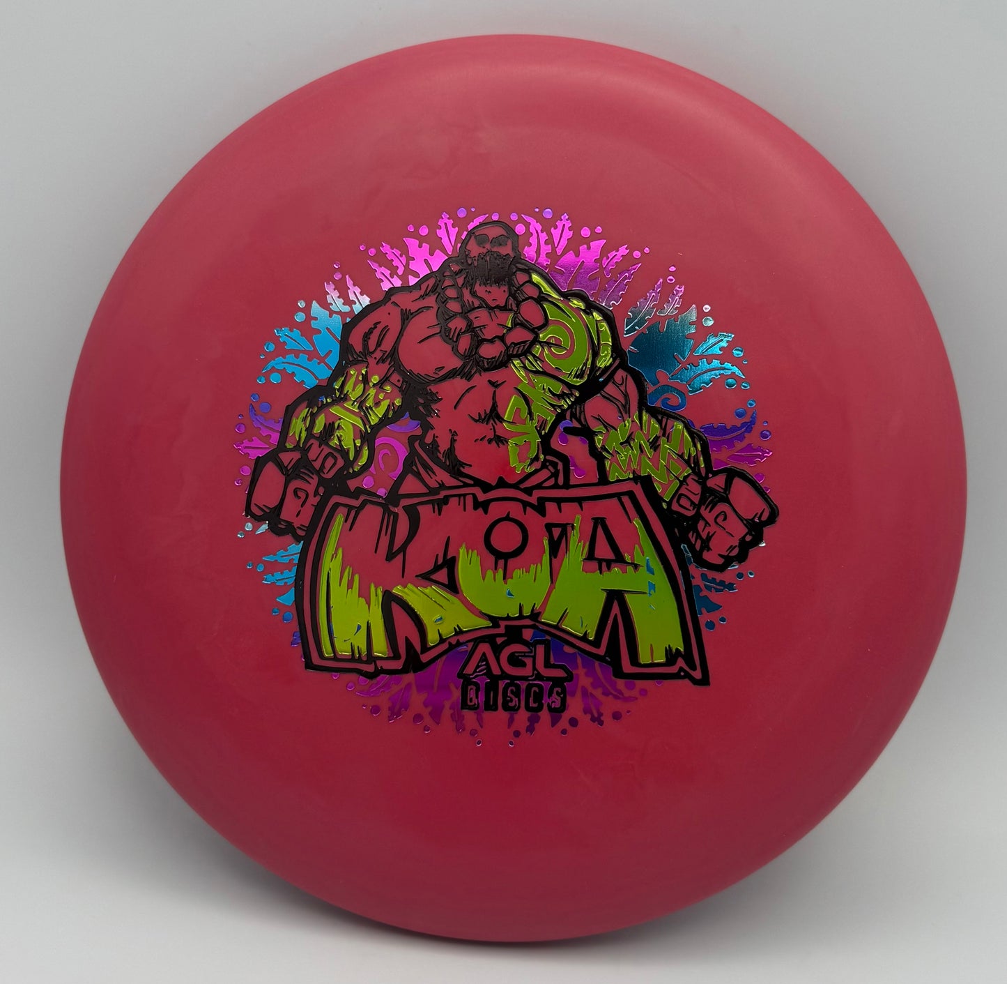 AGL Discs - Red Woodland Koa (Jef Wind Series Stamp)