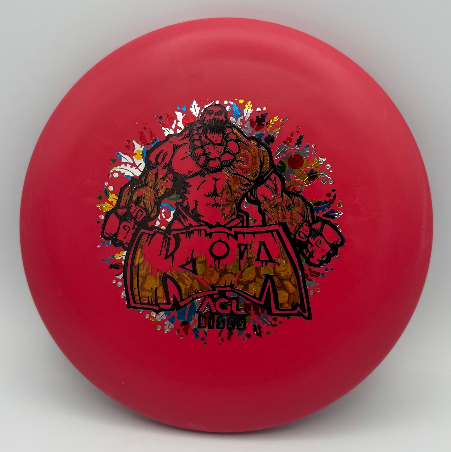 AGL Discs - Red Woodland Koa (Jef Wind Series Stamp)
