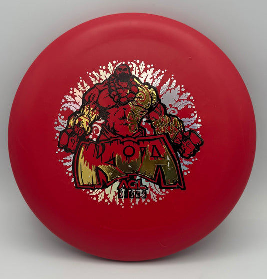 AGL Discs - Red Woodland Koa (Jef Wind Series Stamp)