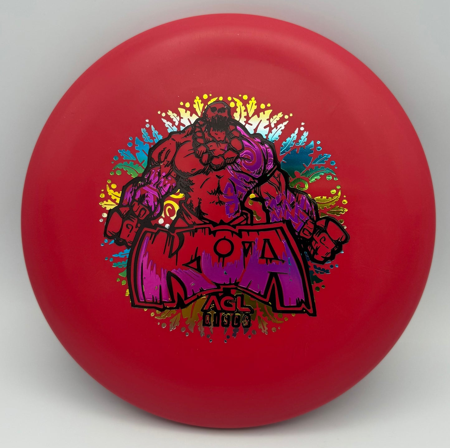 AGL Discs - Red Woodland Koa (Jef Wind Series Stamp)