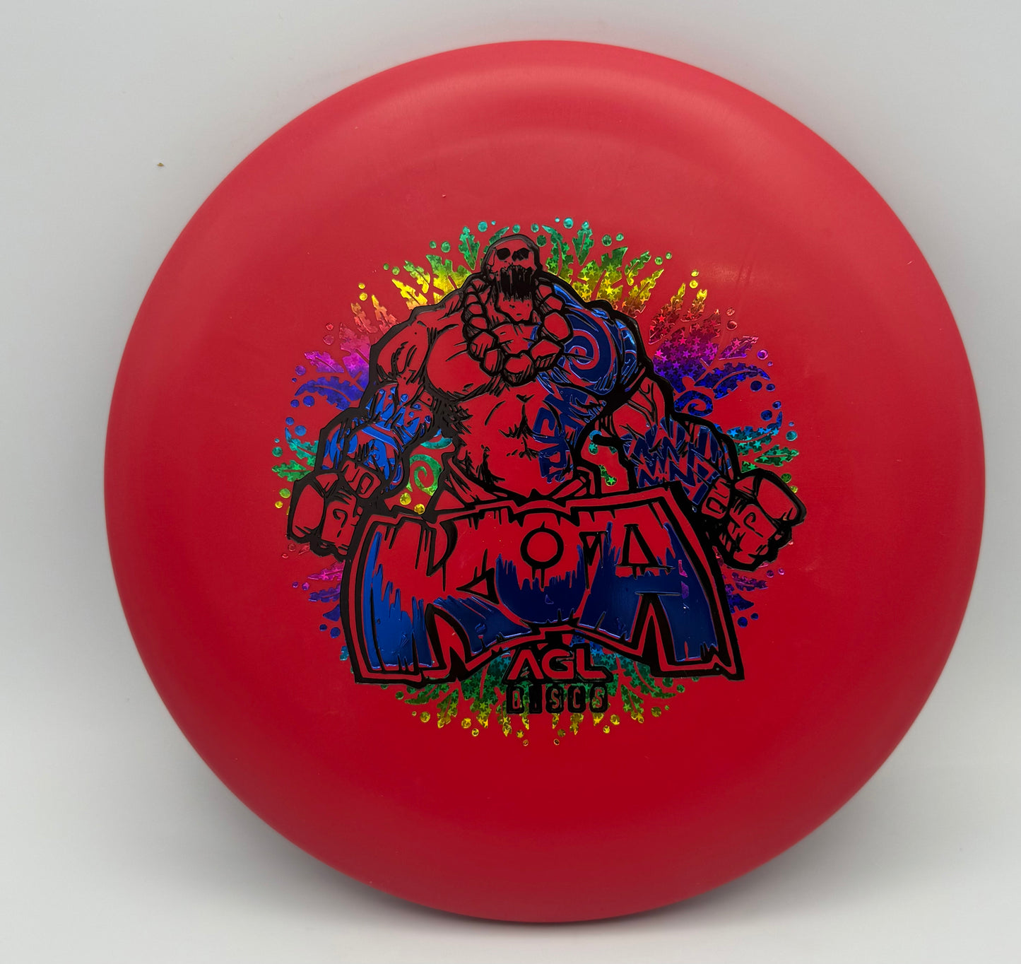 AGL Discs - Red Woodland Koa (Jef Wind Series Stamp)