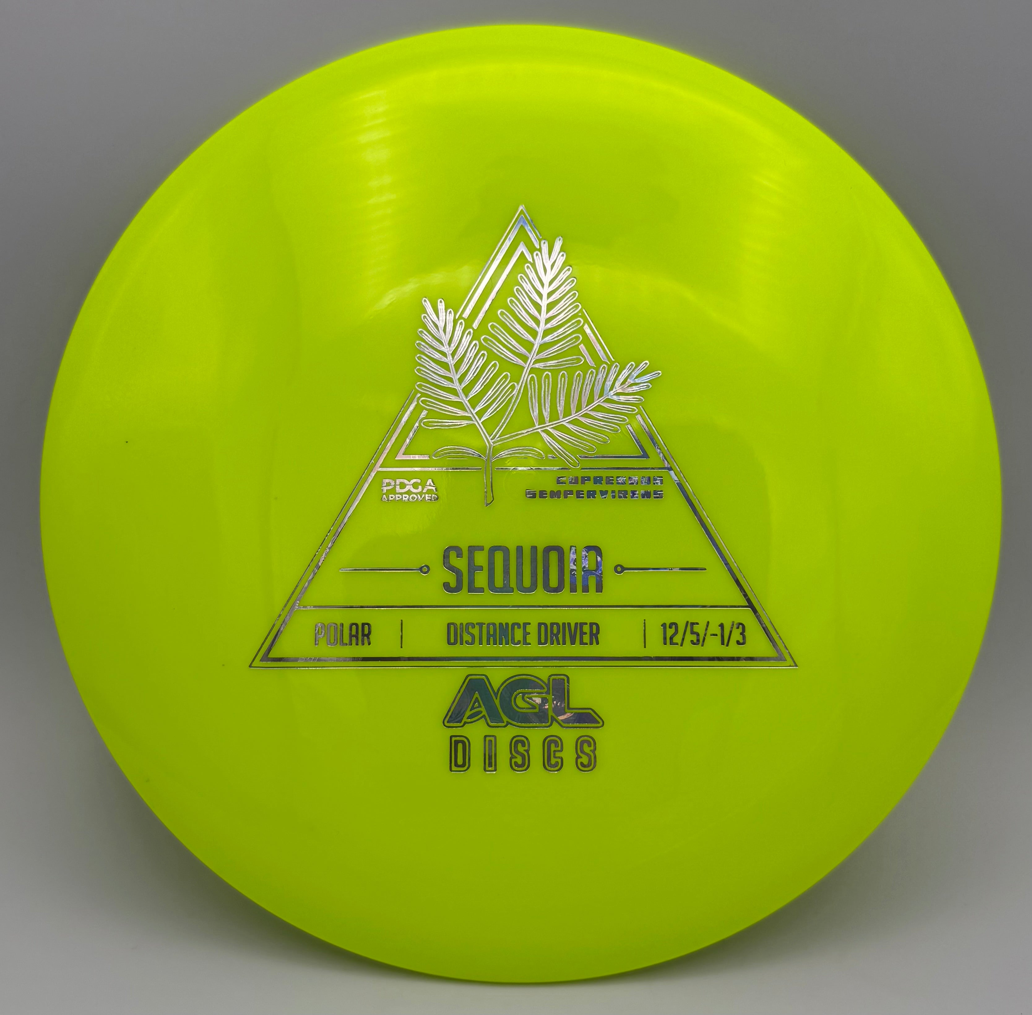 AGL Discs - Day Glow Polar Sequoia (Stock Stamp)