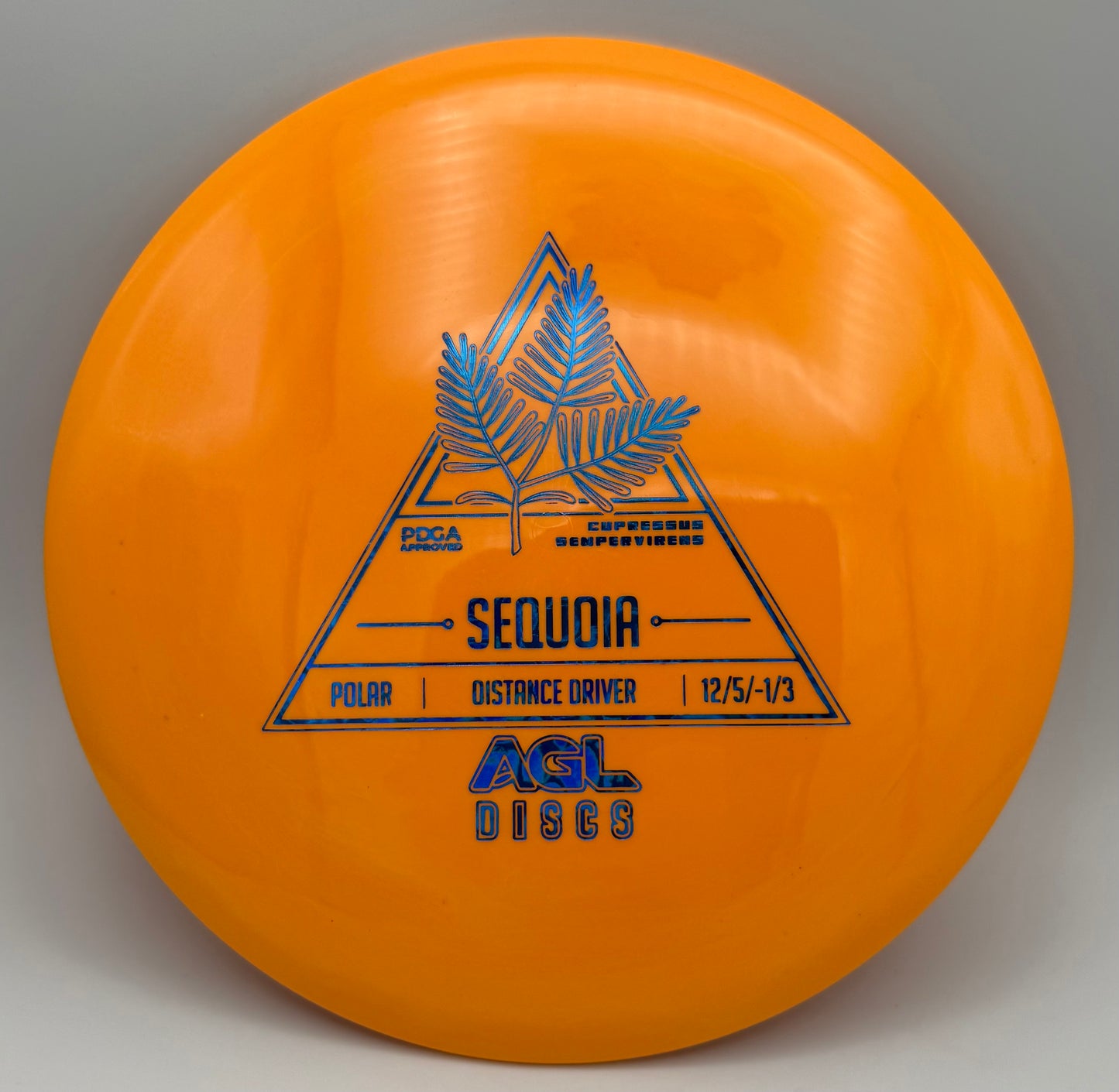 AGL Discs - Orange Polar Sequoia (Stock Stamp)