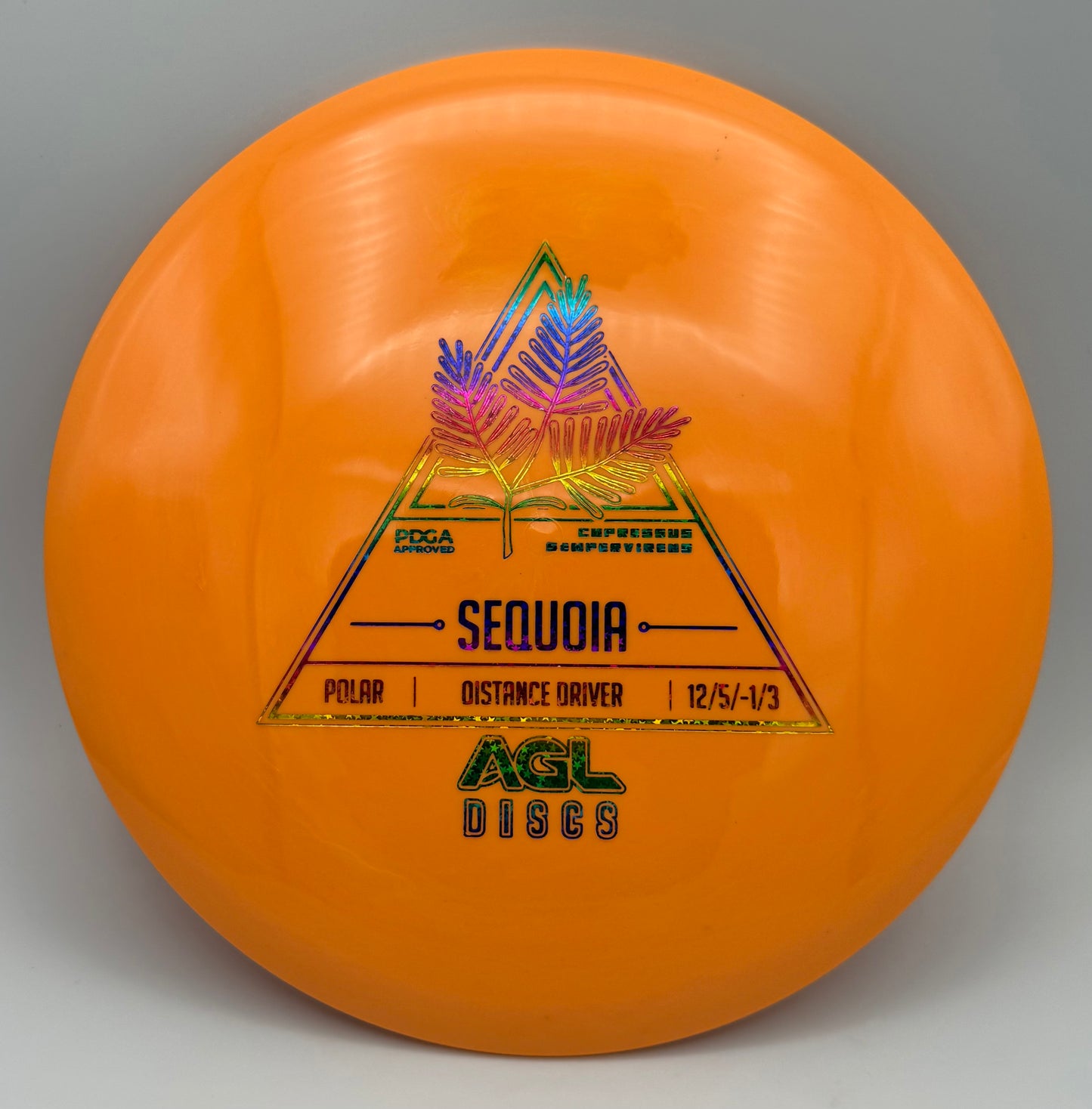 AGL Discs - Orange Polar Sequoia (Stock Stamp)