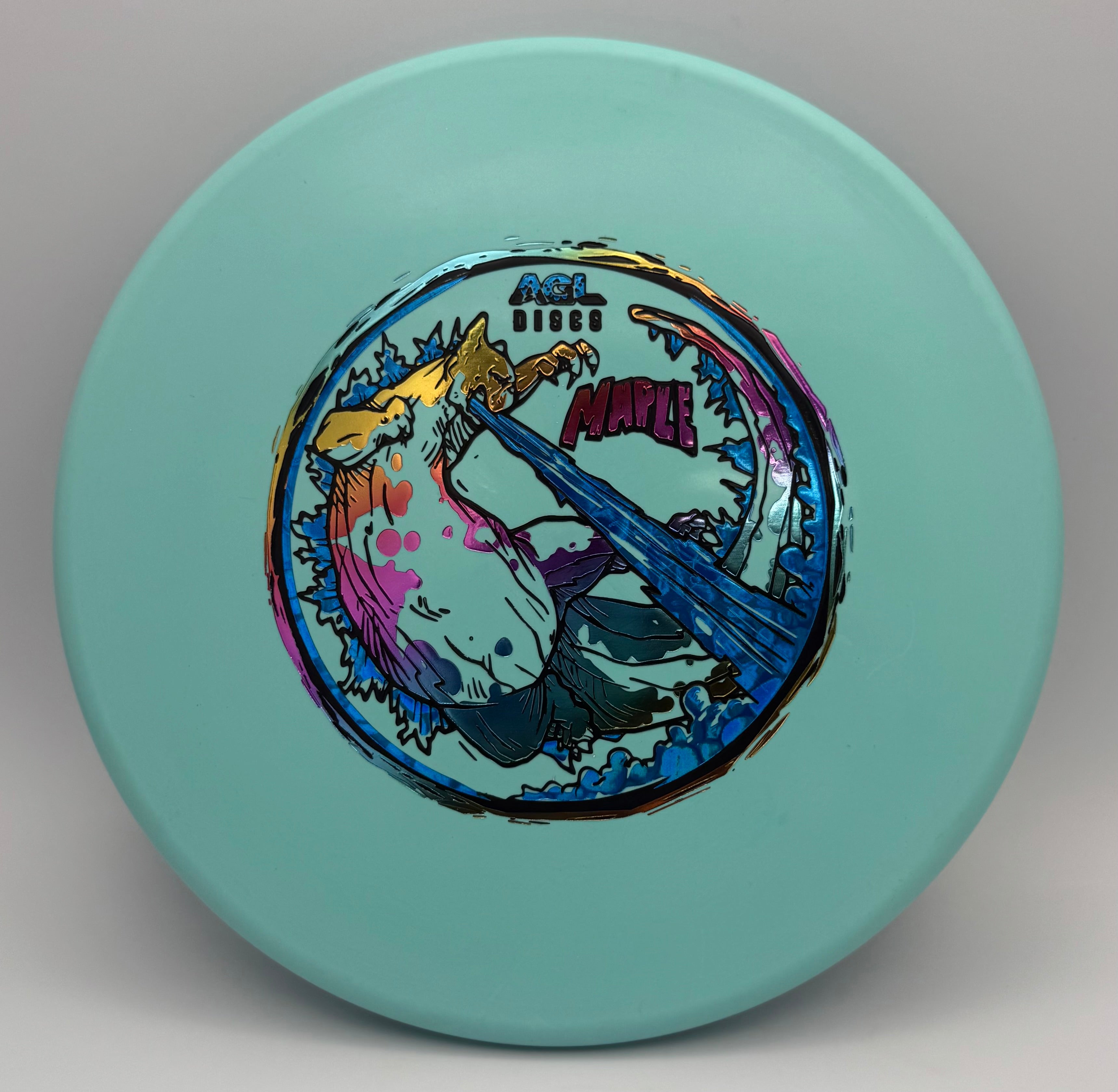 AGL Discs - Teal Woodland Maple (Jef Wind Series)