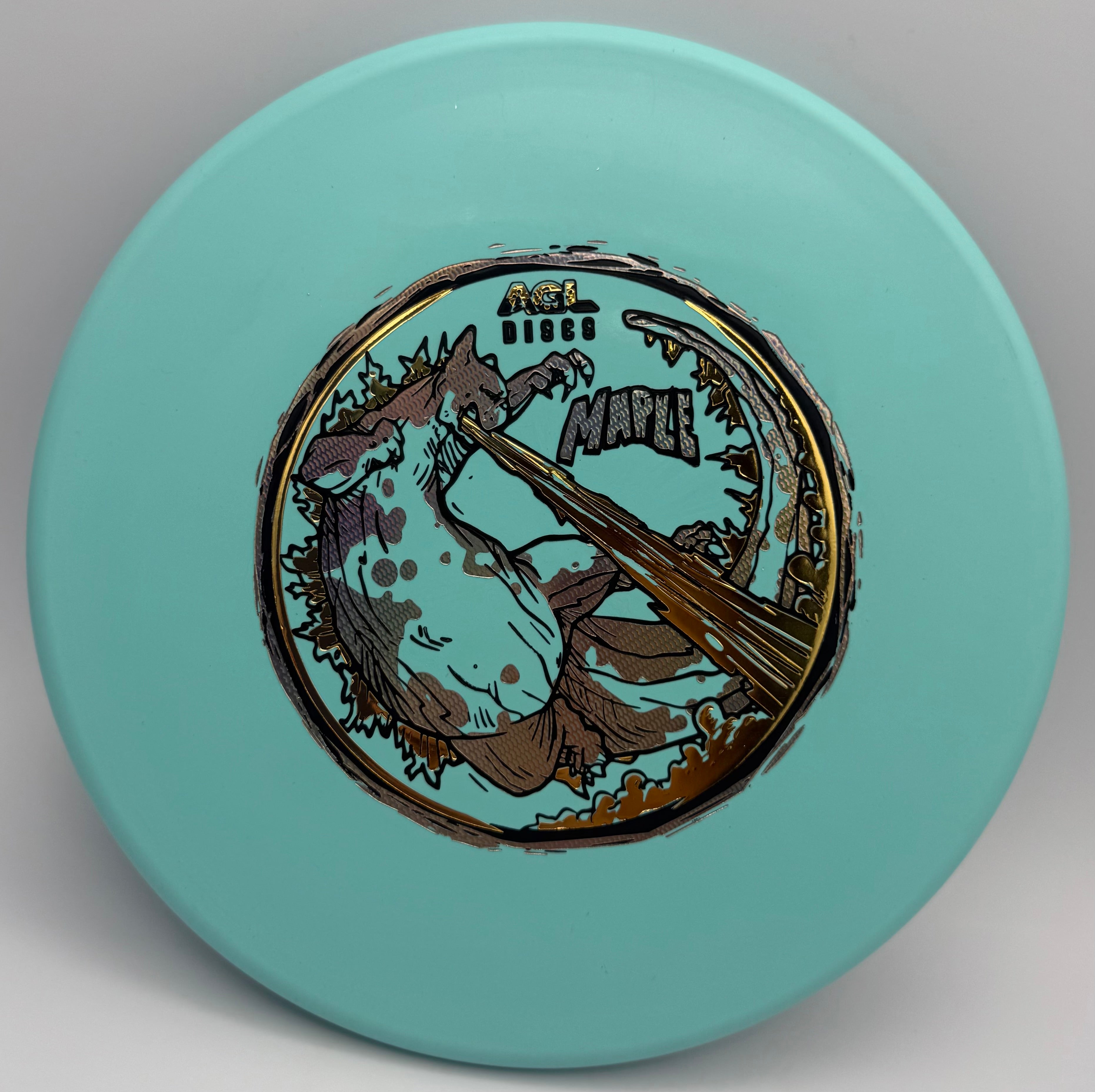 AGL Discs - Teal Woodland Maple (Jef Wind Series)