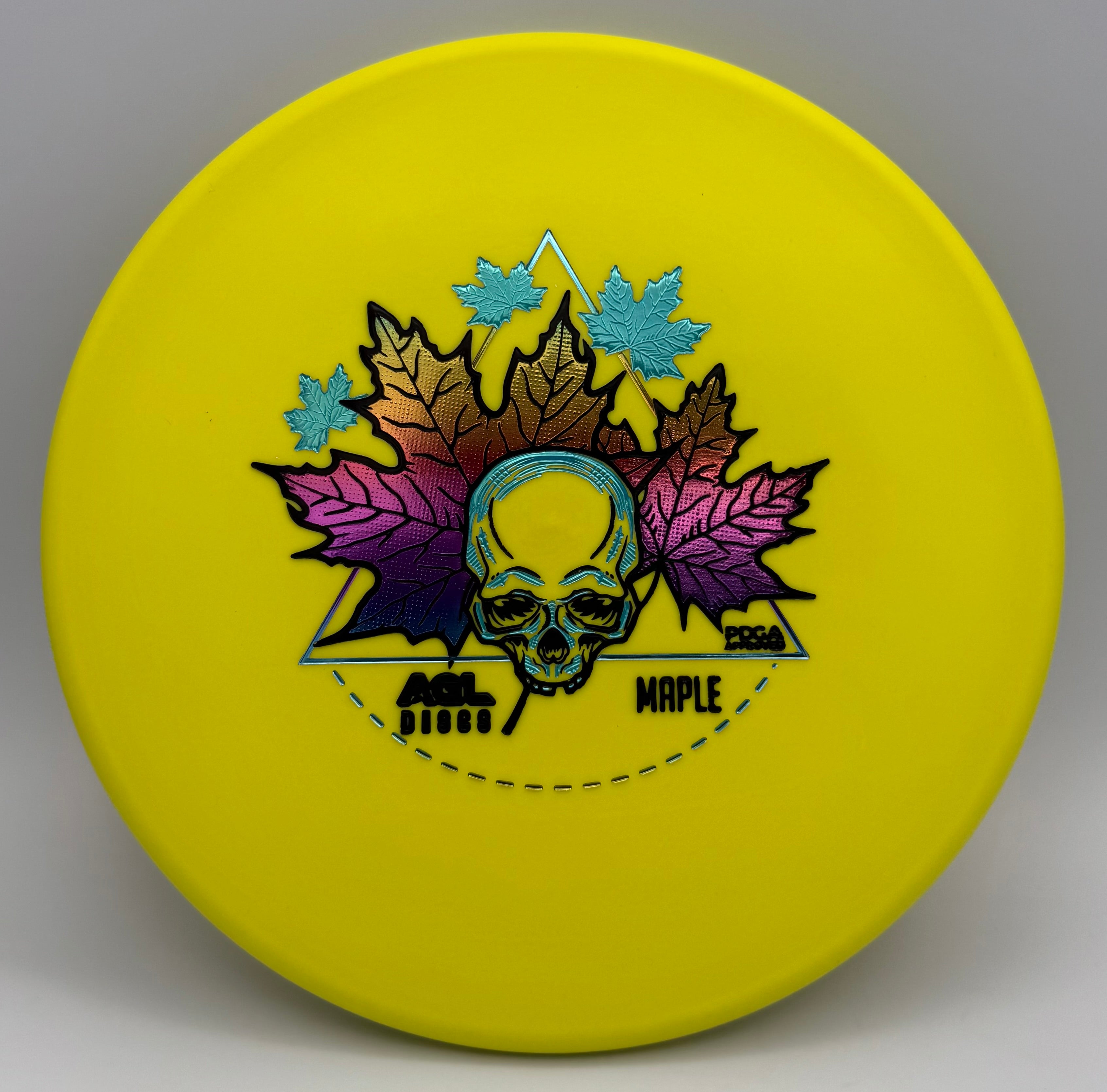 AGL Discs - Yellow Woodland Maple (Justin Lago Series)