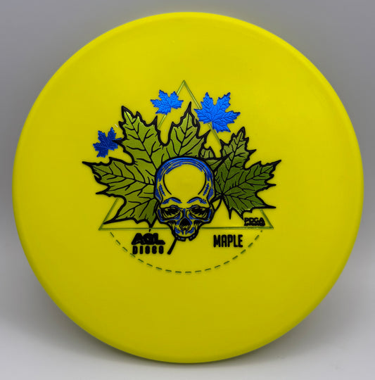 AGL Discs - Yellow Woodland Maple (Justin Lago Series)