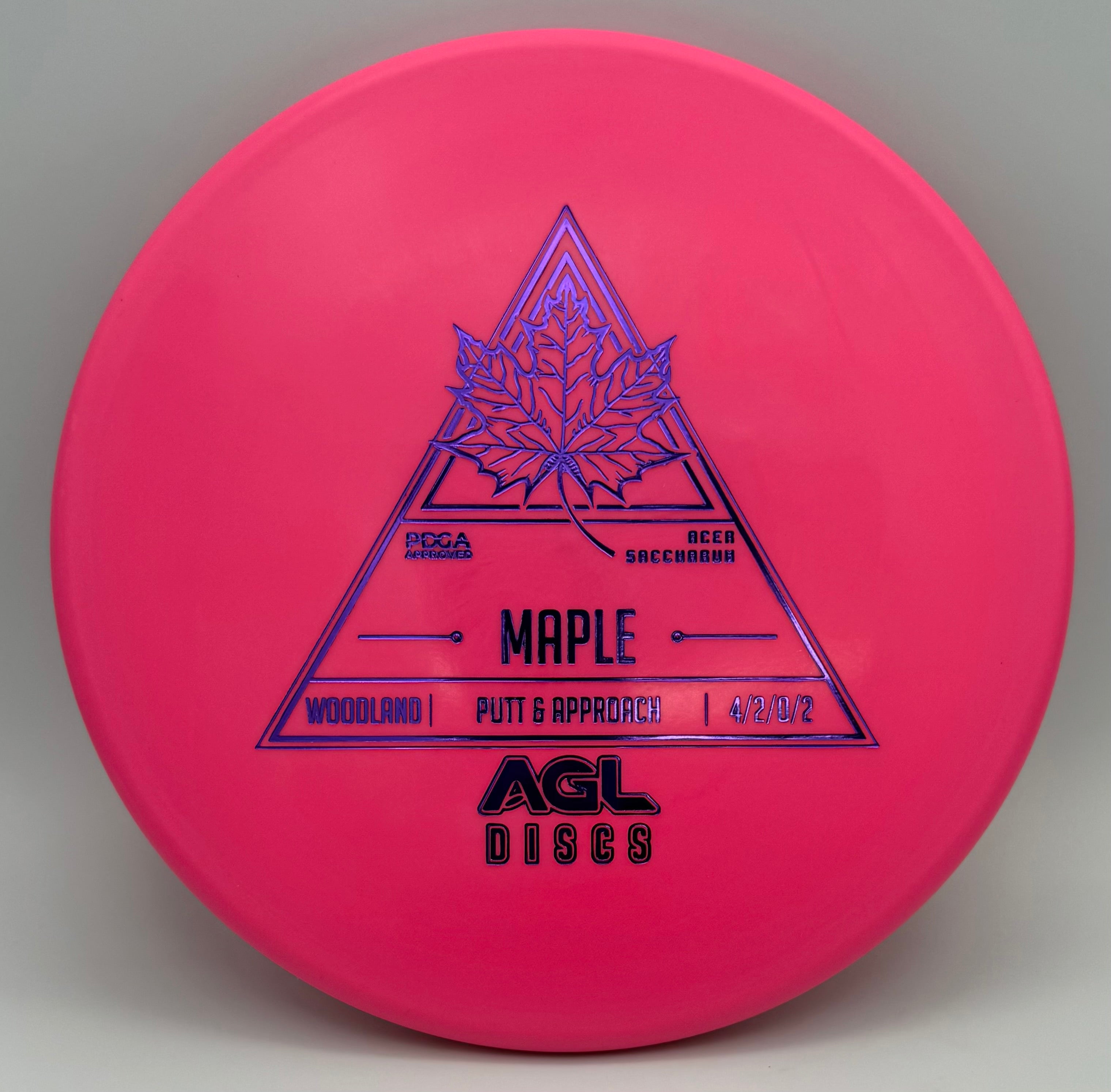 AGL Discs - Pink Woodland Maple (AGL Stock Stamp)