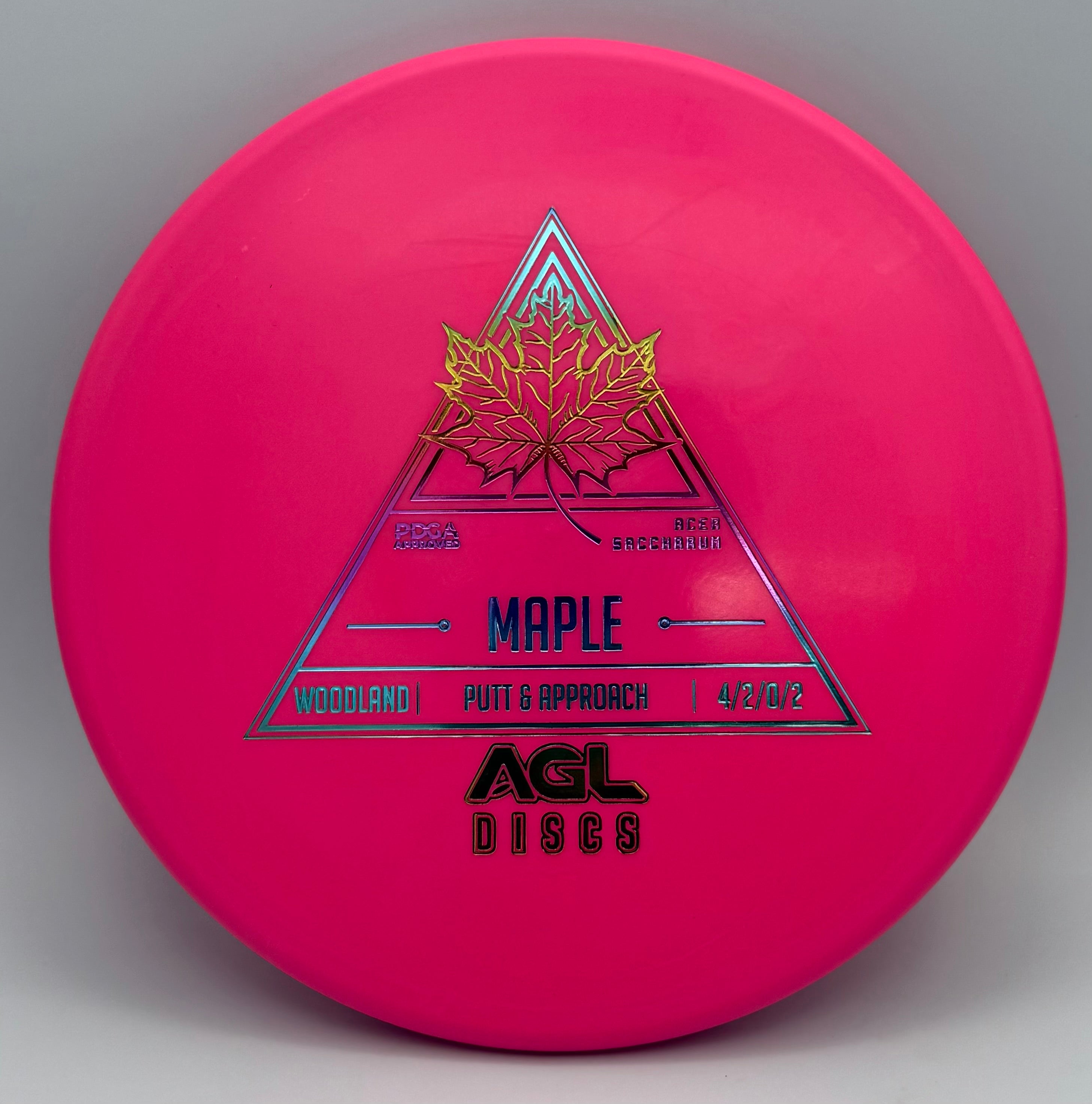 AGL Discs - Pink Woodland Maple (AGL Stock Stamp)