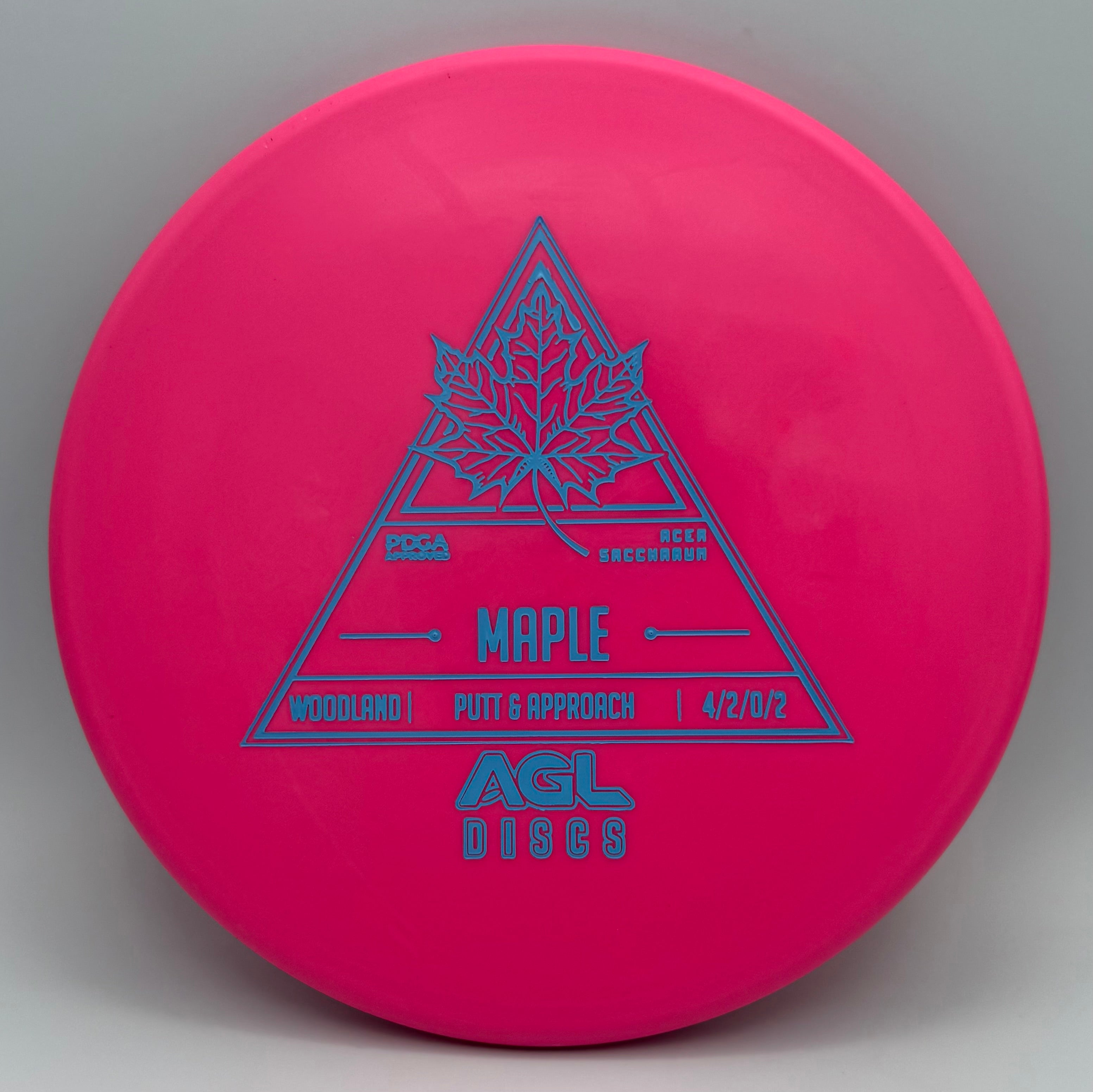 AGL Discs - Pink Woodland Maple (AGL Stock Stamp)
