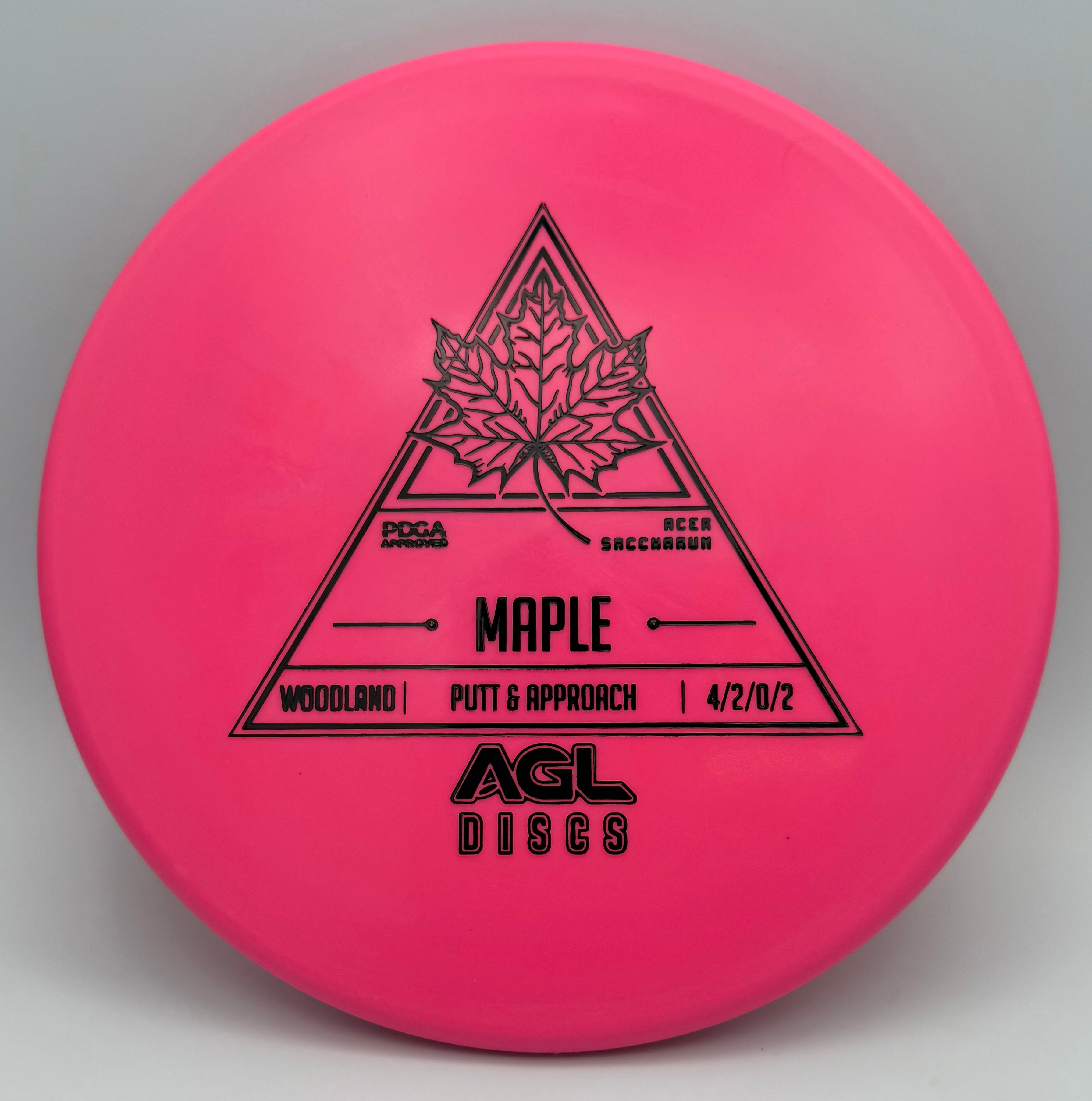 AGL Discs - Pink Woodland Maple (AGL Stock Stamp)