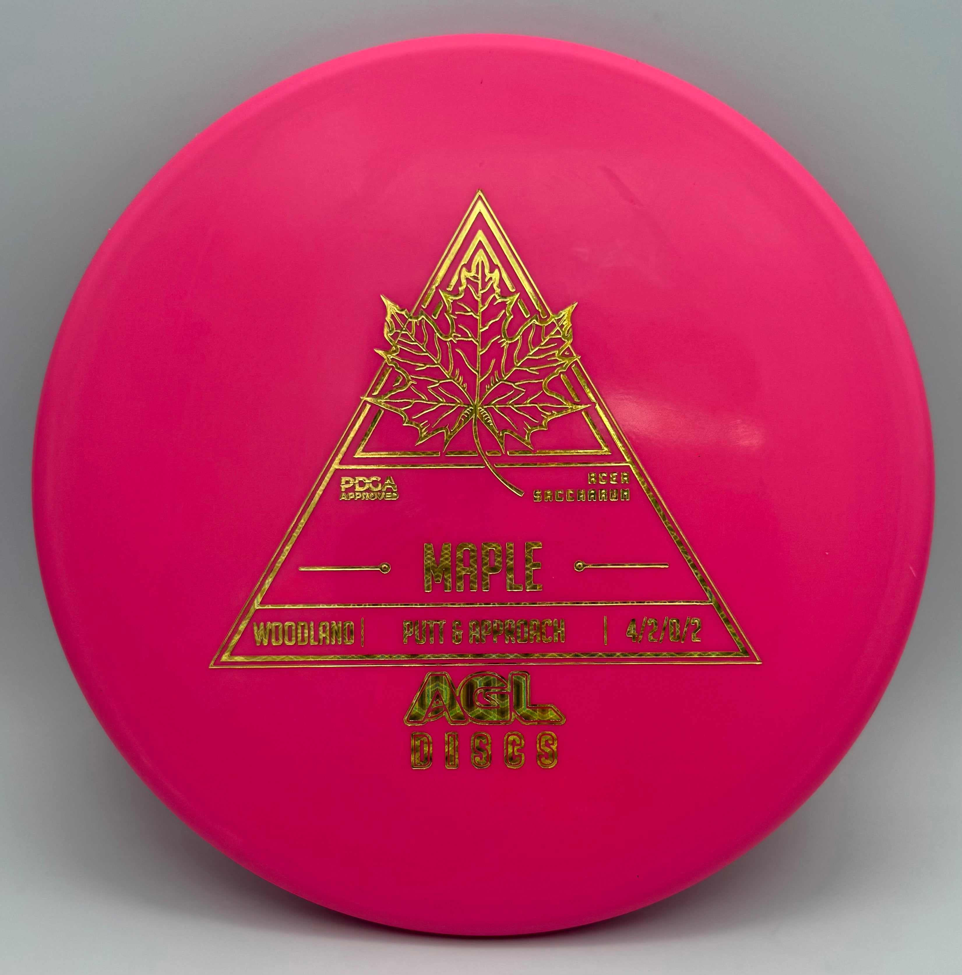 AGL Discs - Pink Woodland Maple (AGL Stock Stamp)