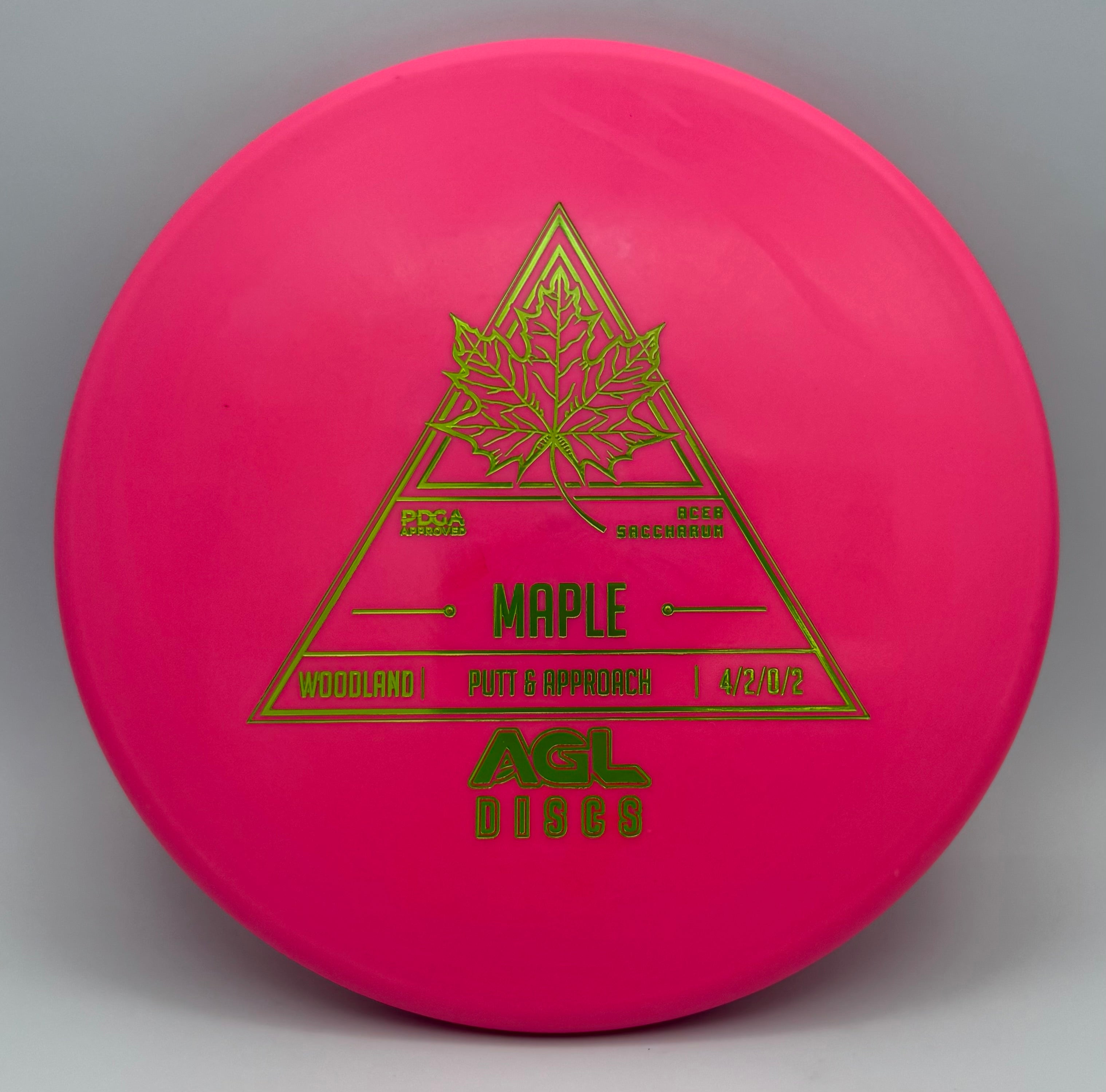 AGL Discs - Pink Woodland Maple (AGL Stock Stamp)